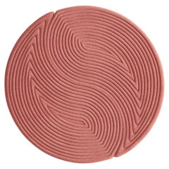 Contemporary Round Niwa Pfirsich Rosa