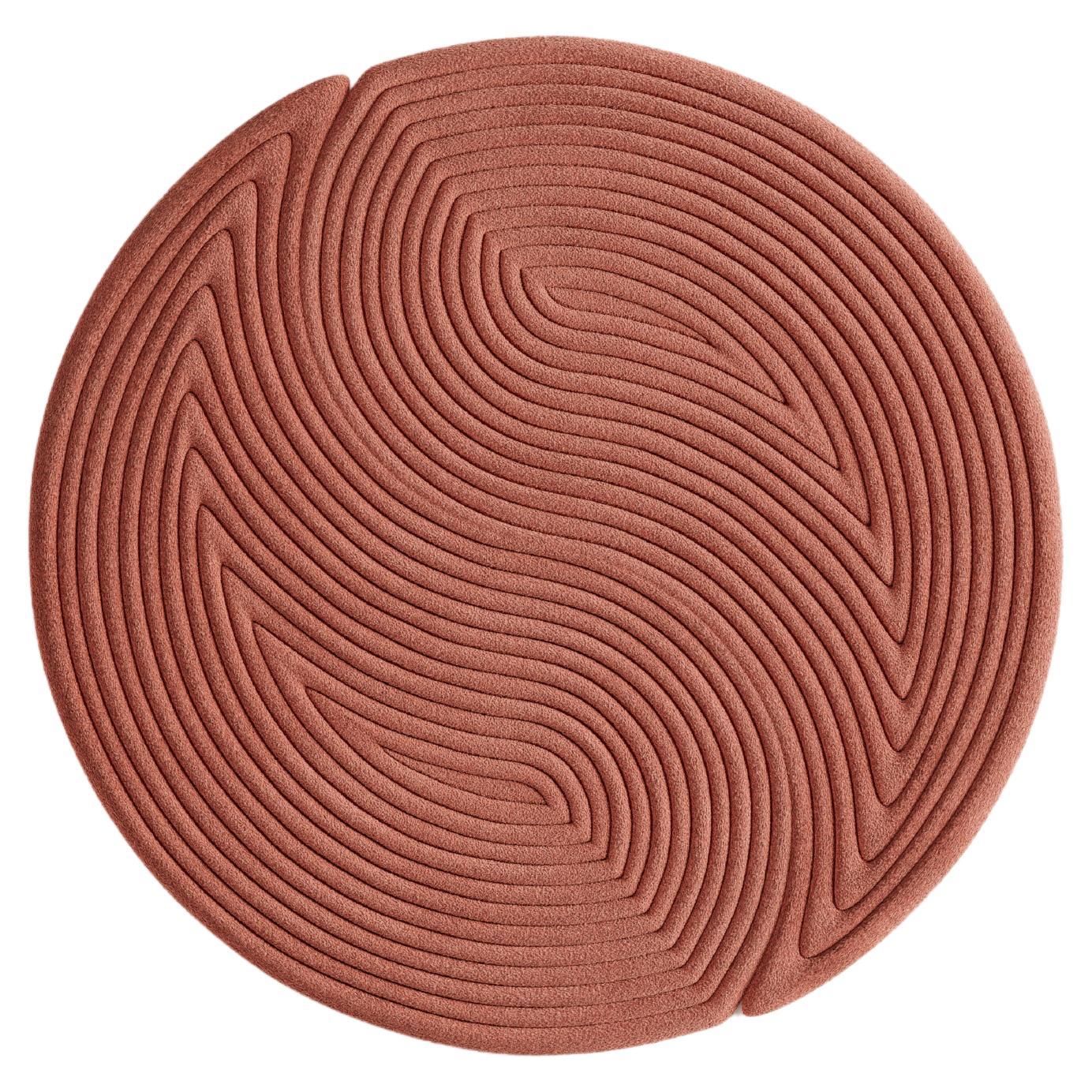 Contemporary Round Niwa Red Coral