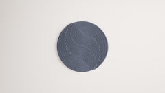 Contemporary Round Niwa Steel Blue