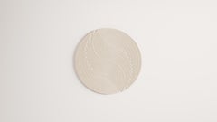 Contemporary Round Niwa White Ivory