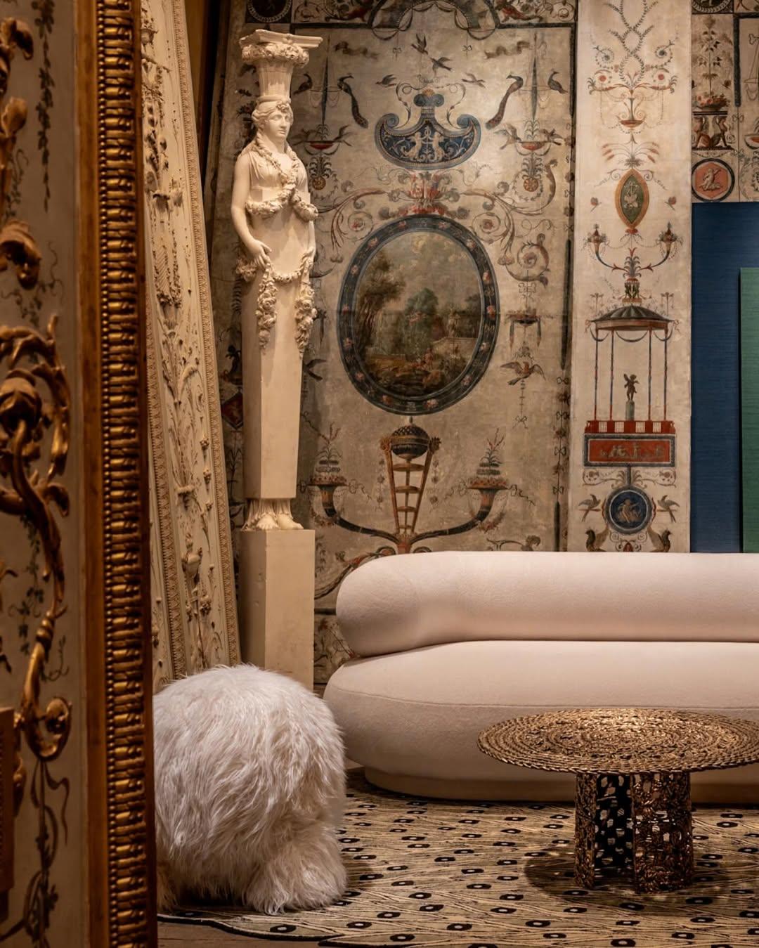 Tabouret Atlas en fourrure de Pietro Franceschini en vente 2