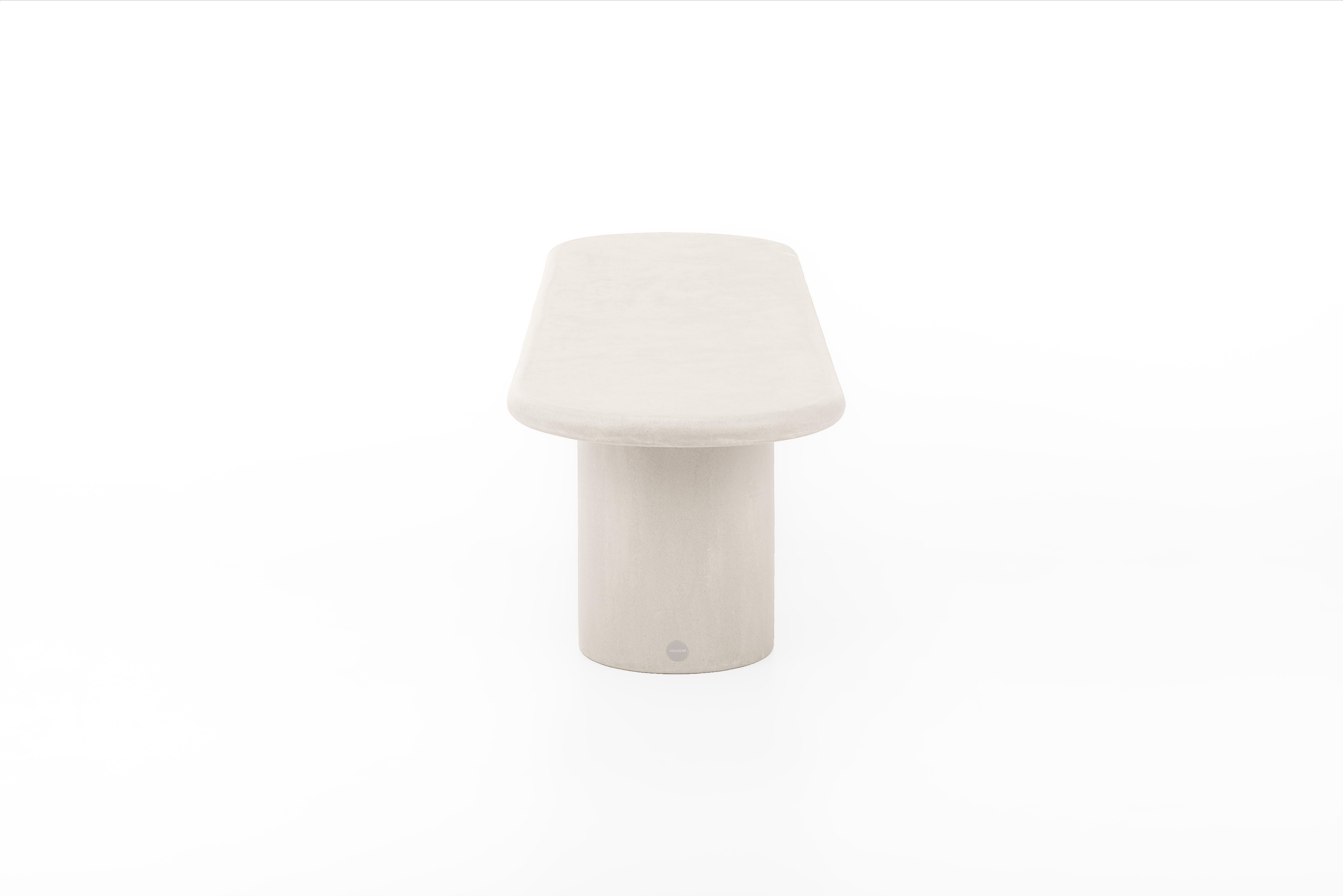Minimalist Contemporary Rounded Natural Plaster 