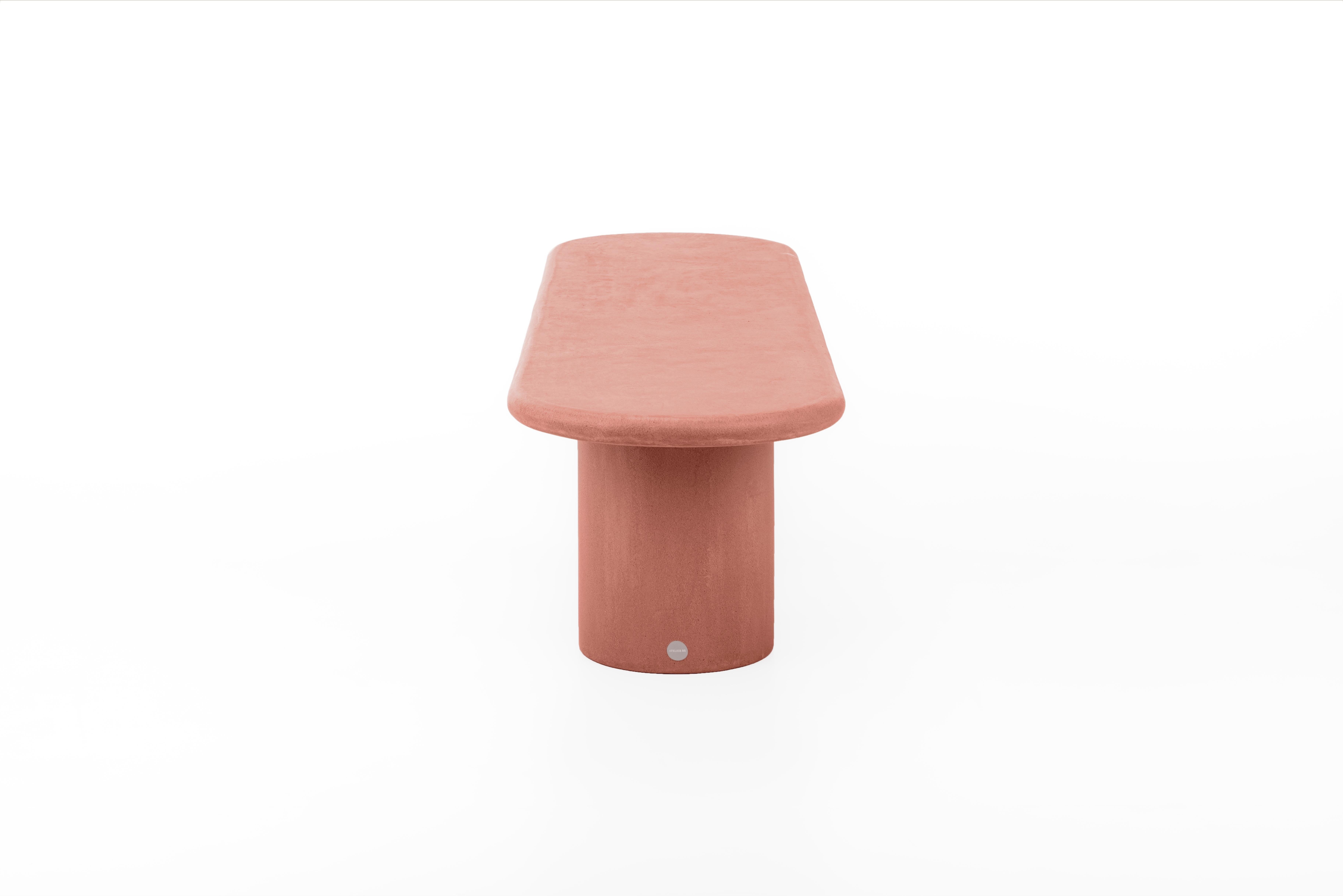 Minimalist Contemporary Rounded Natural Plaster 