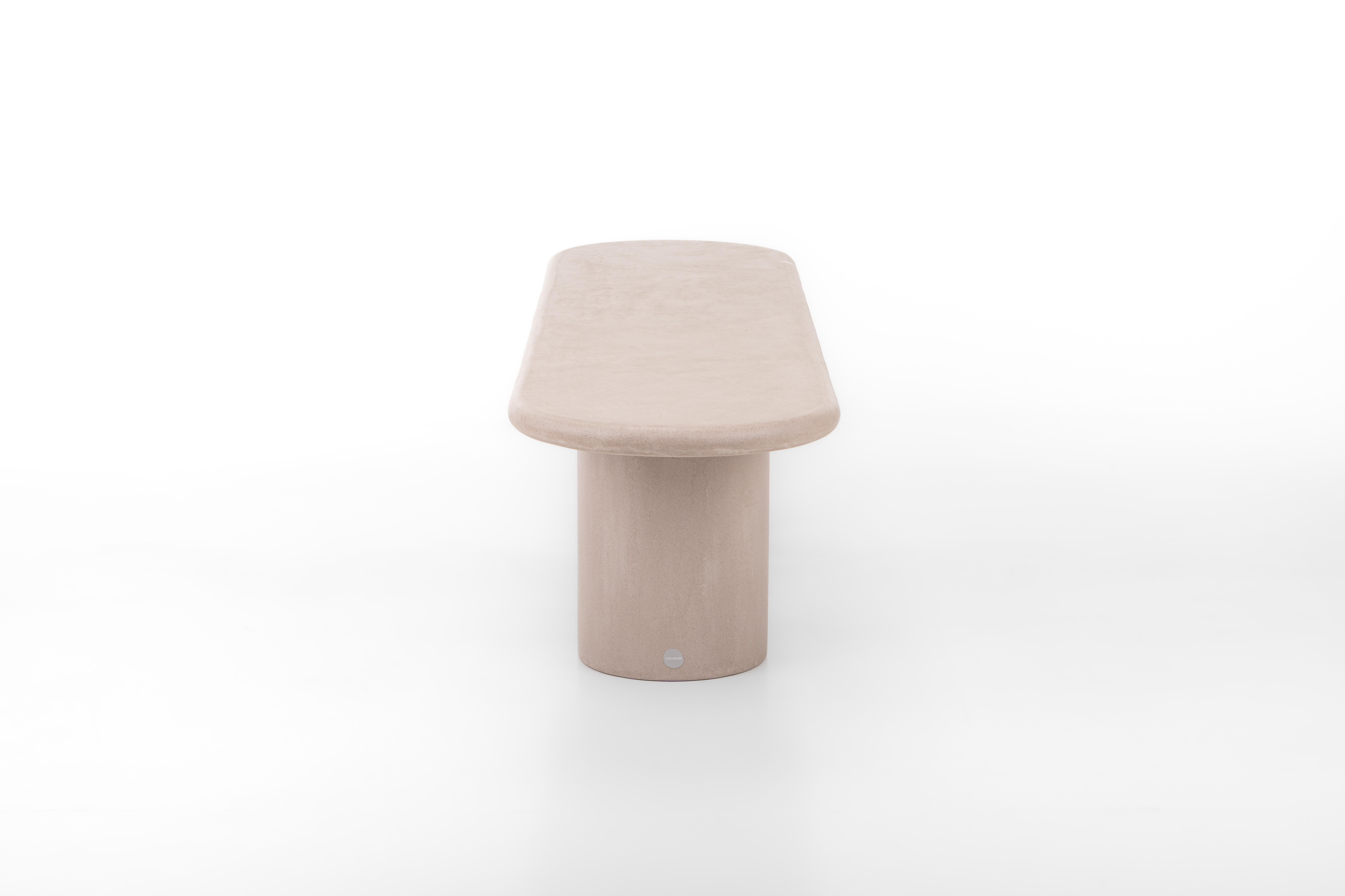 Belgian Contemporary Rounded Natural Plaster 