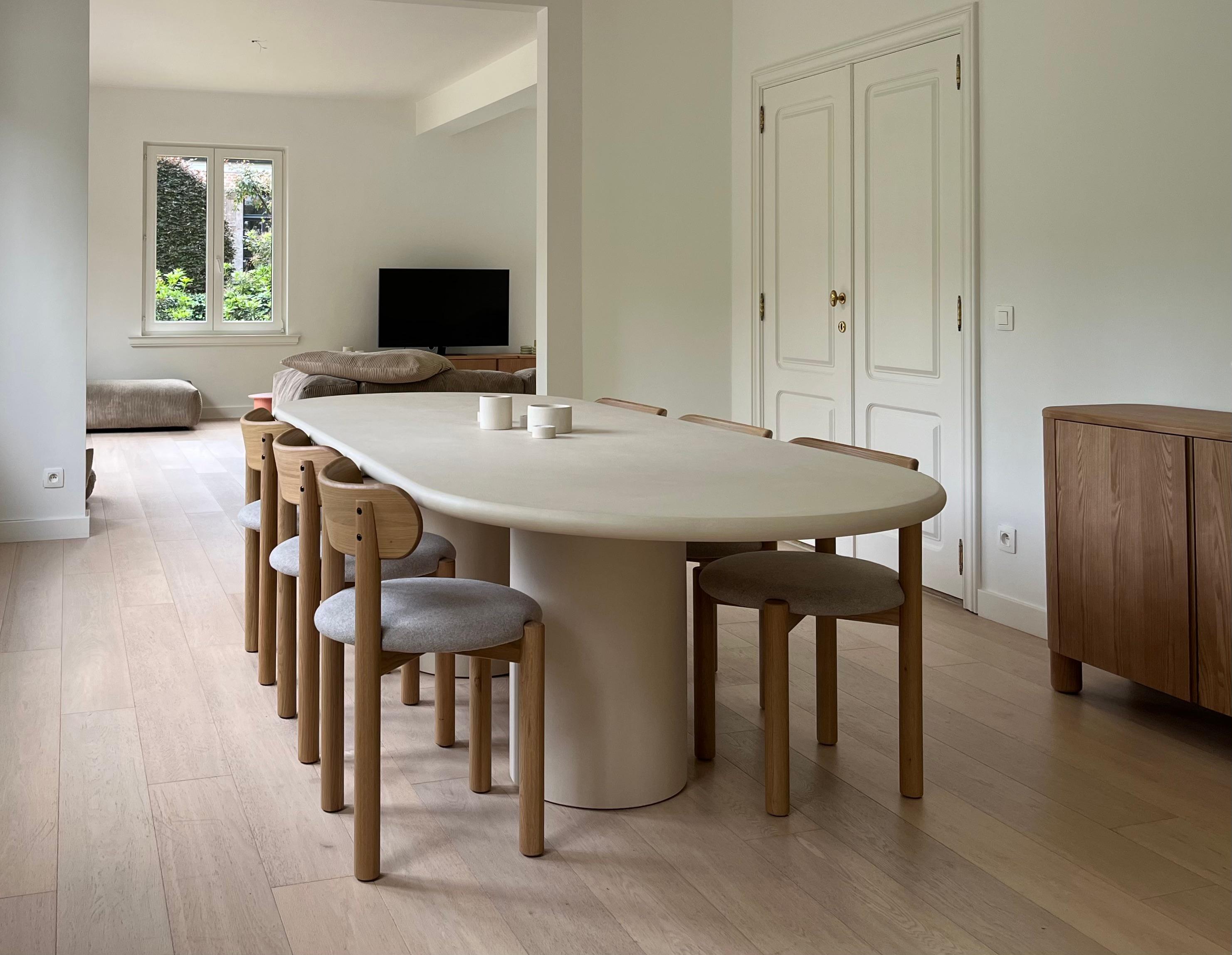 Contemporary Rounded Natural Plaster 