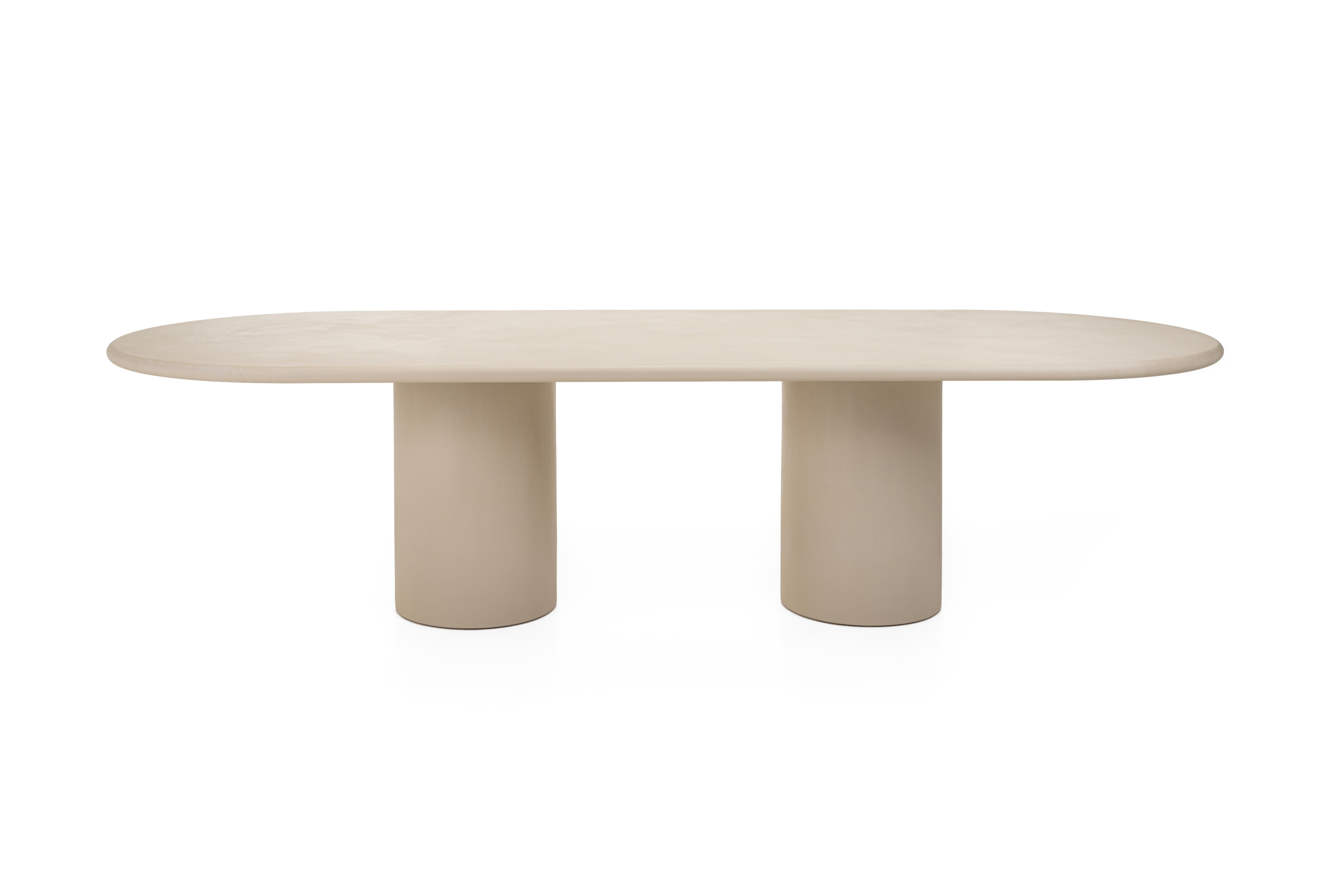 Belgian Contemporary Rounded Natural Plaster 