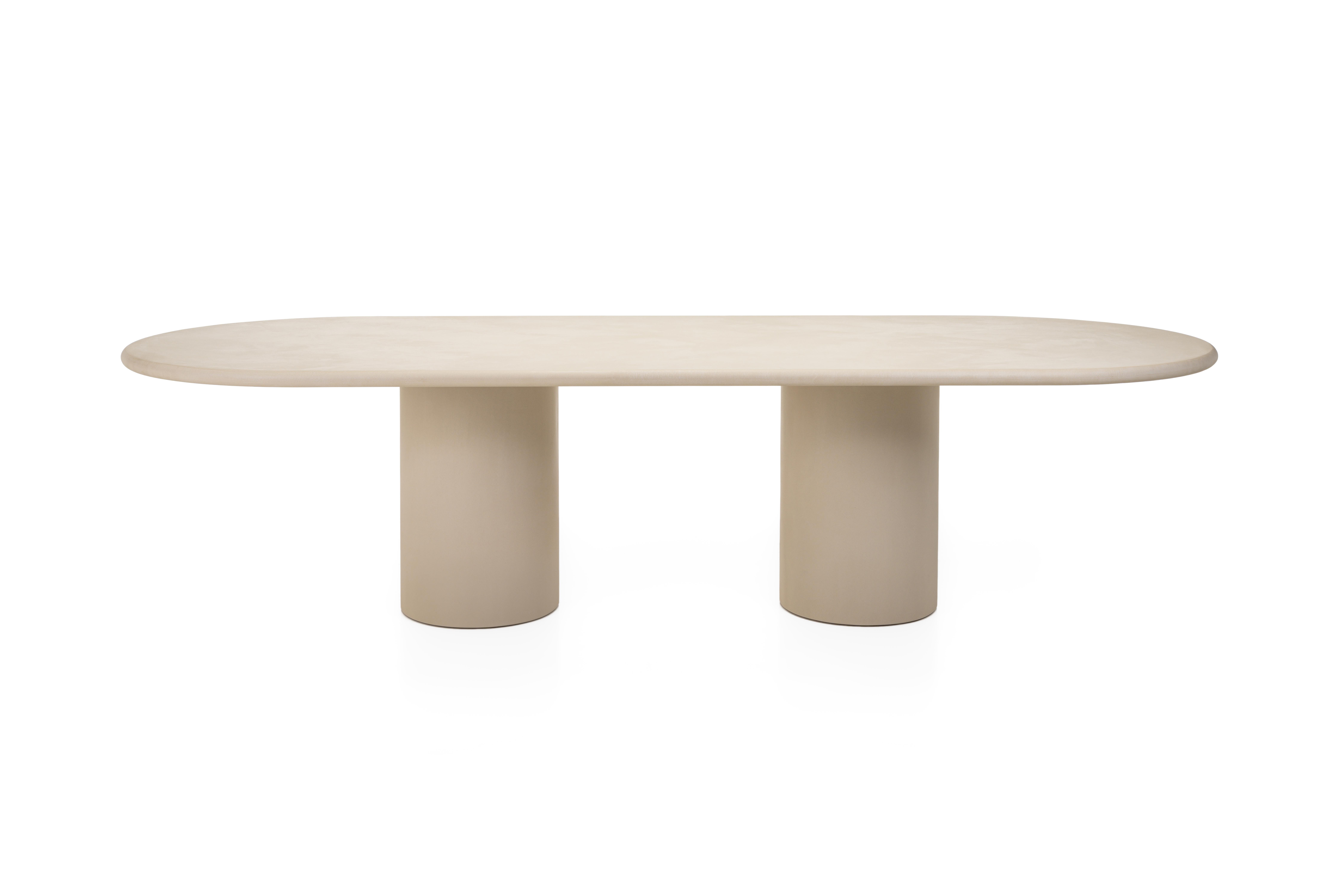 Stainless Steel Contemporary Rounded Natural Plaster 