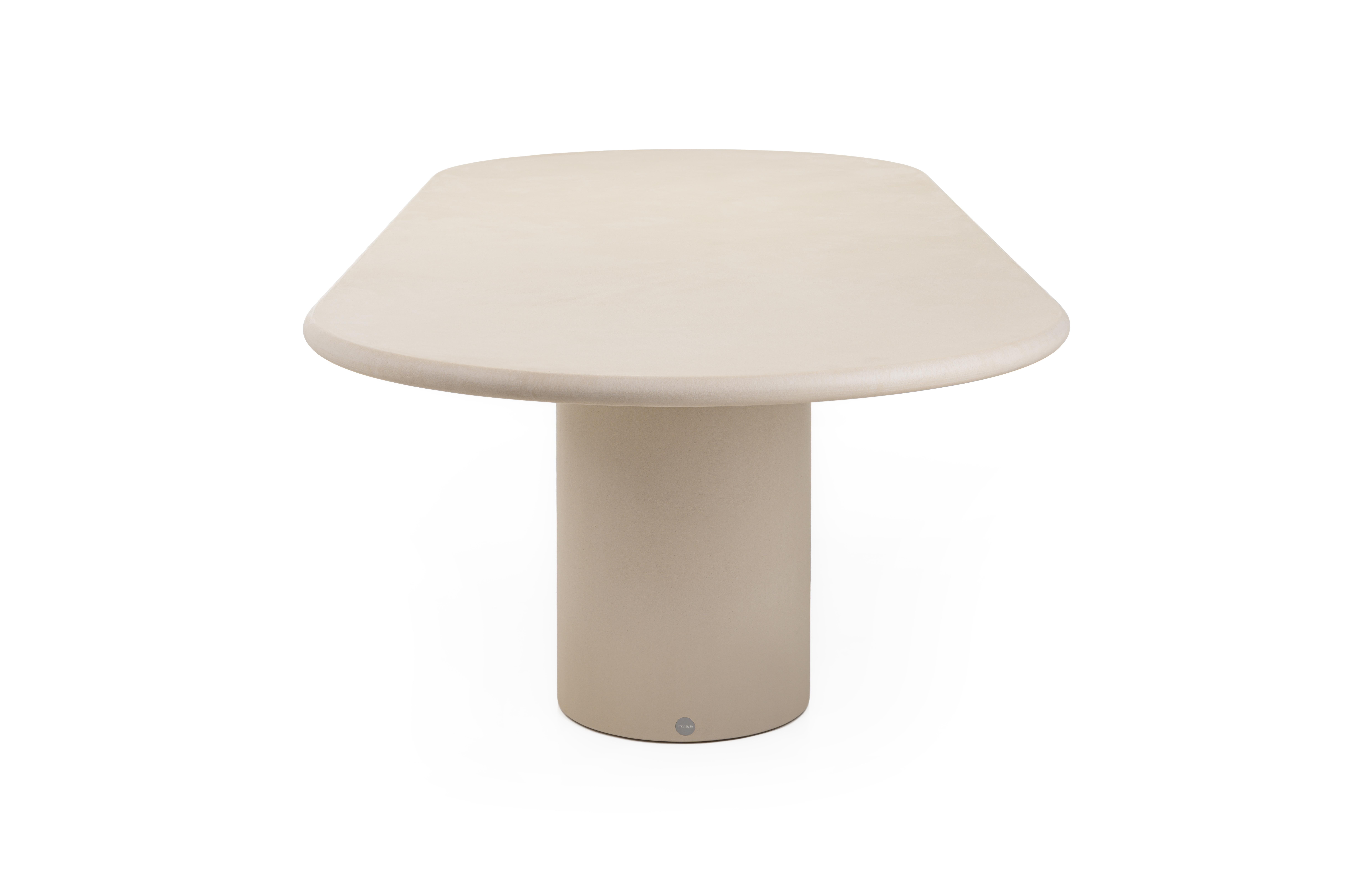 Hand-Crafted Contemporary Rounded Natural Plaster 