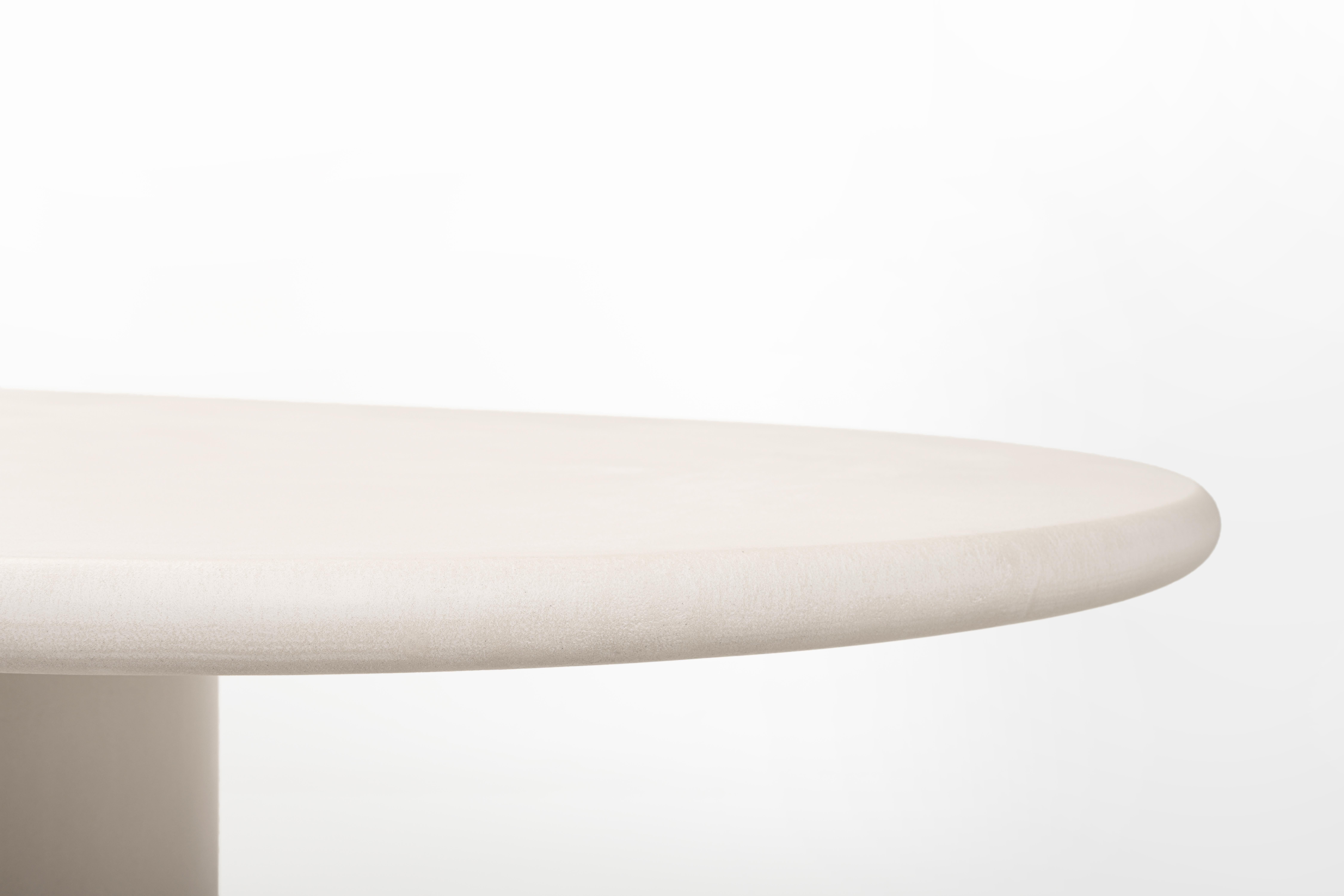 Hand-Crafted Contemporary Rounded Natural Plaster 