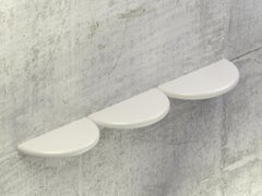 Contemporary Rounded Shelf Nina White by Chapel Petrassi