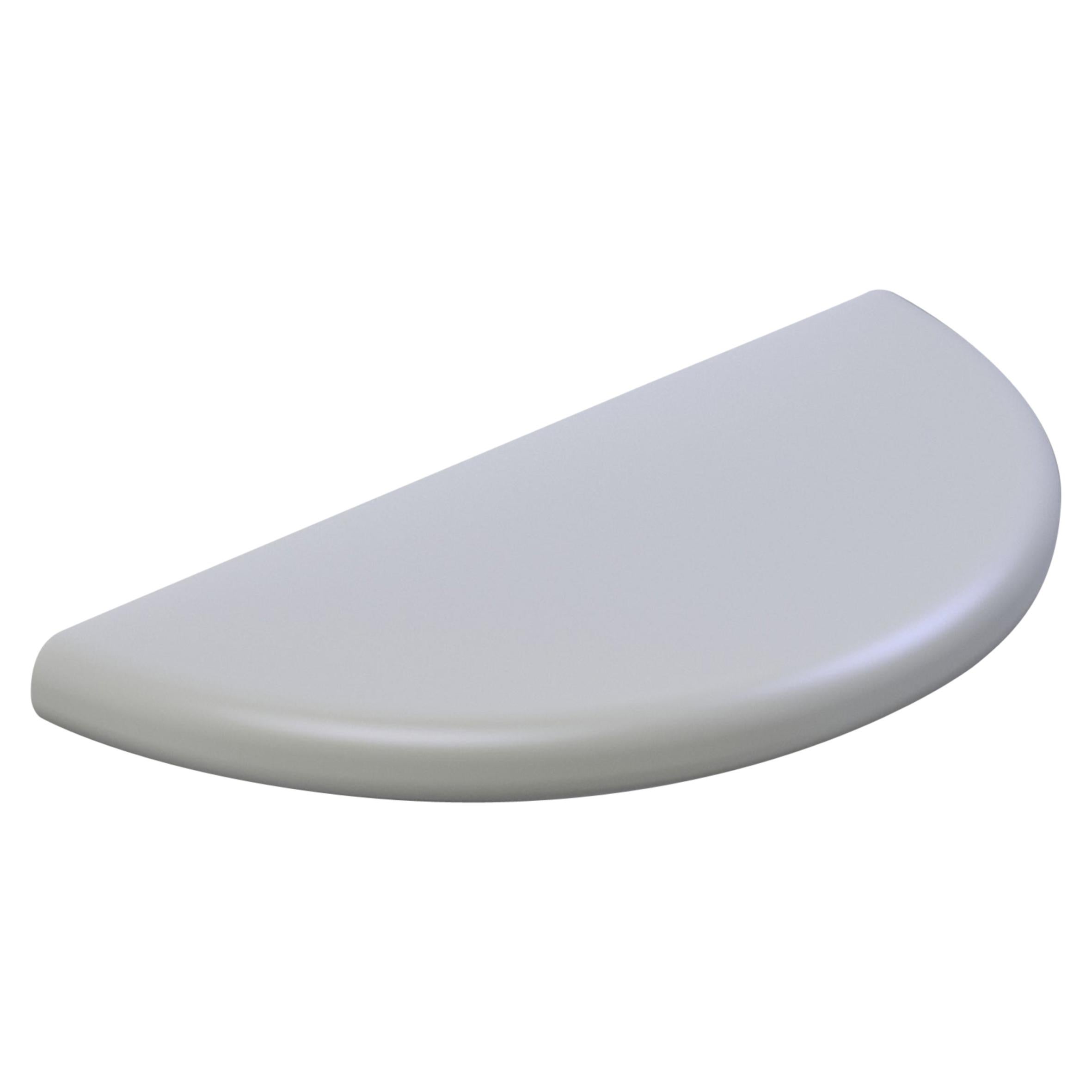 Contemporary Rounded Shelf Nina White by Chapel Petrassi For Sale