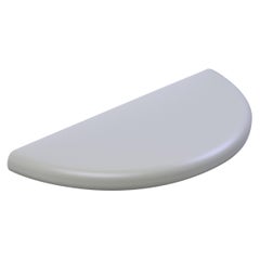 Contemporary Rounded Shelf Nina White by Chapel Petrassi