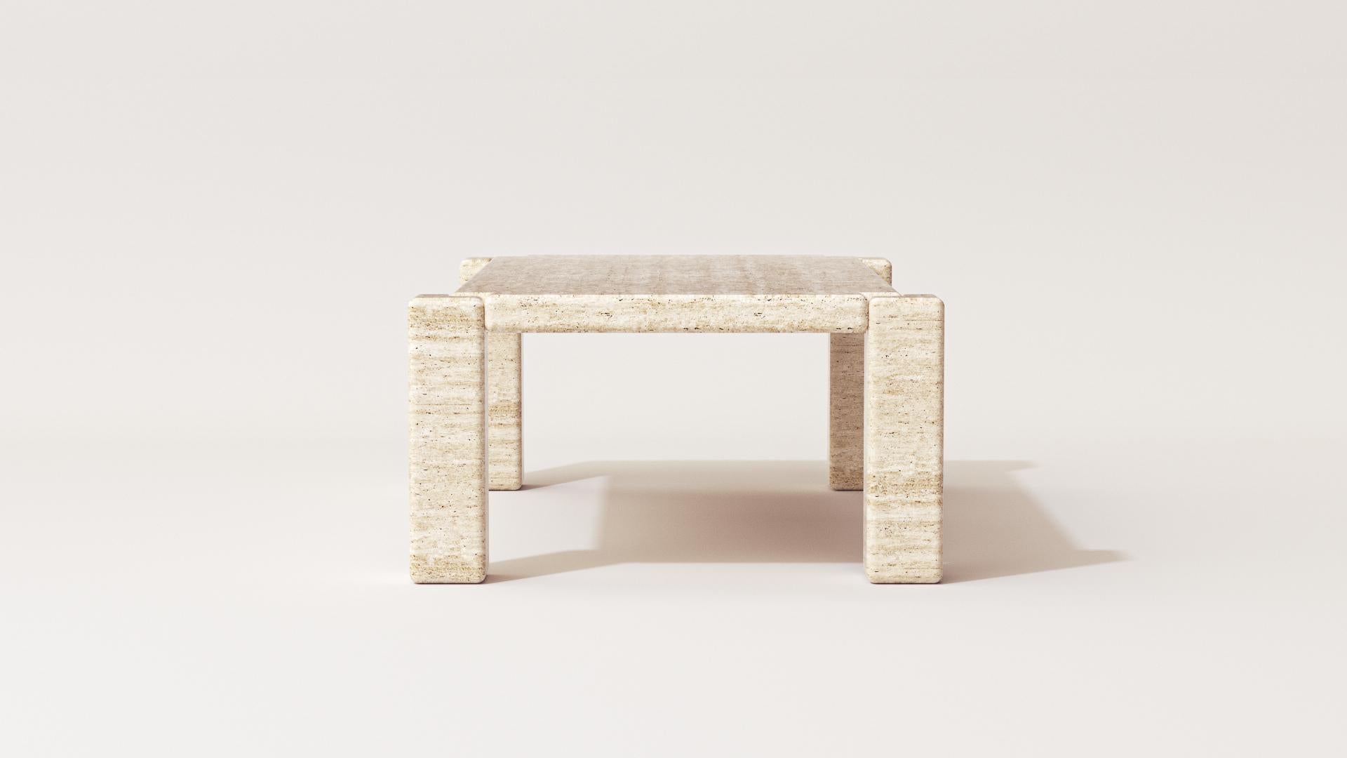 Pierre Contemporary Rubi - Table de salle à manger par Arthur Vallin en vente