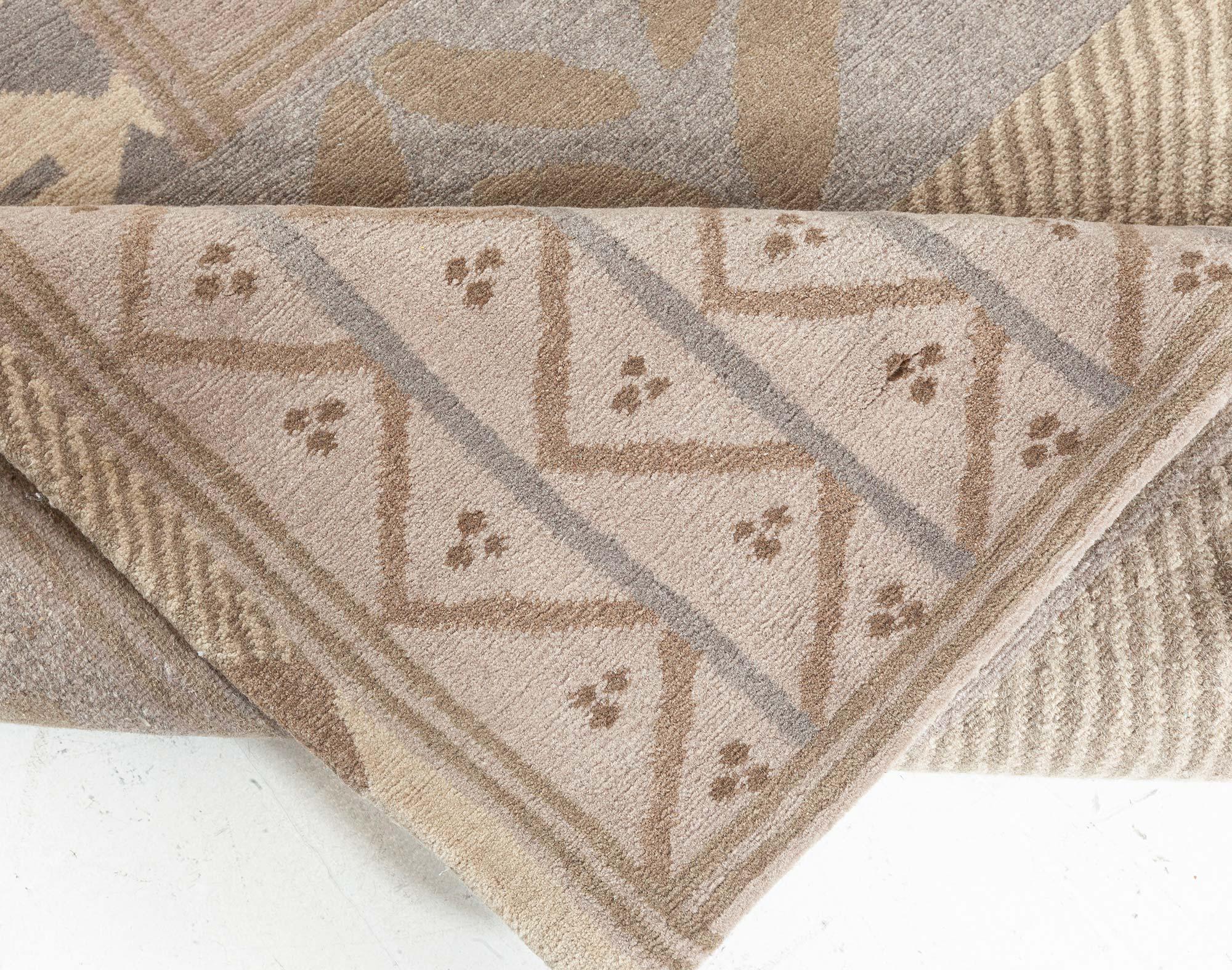 Zeitgenössischer teppich von Doris Leslie Blau (Wolle) im Angebot