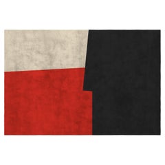 Contemporary Rug Hand Tufted Knotted Himalayan Wool Color Carpet