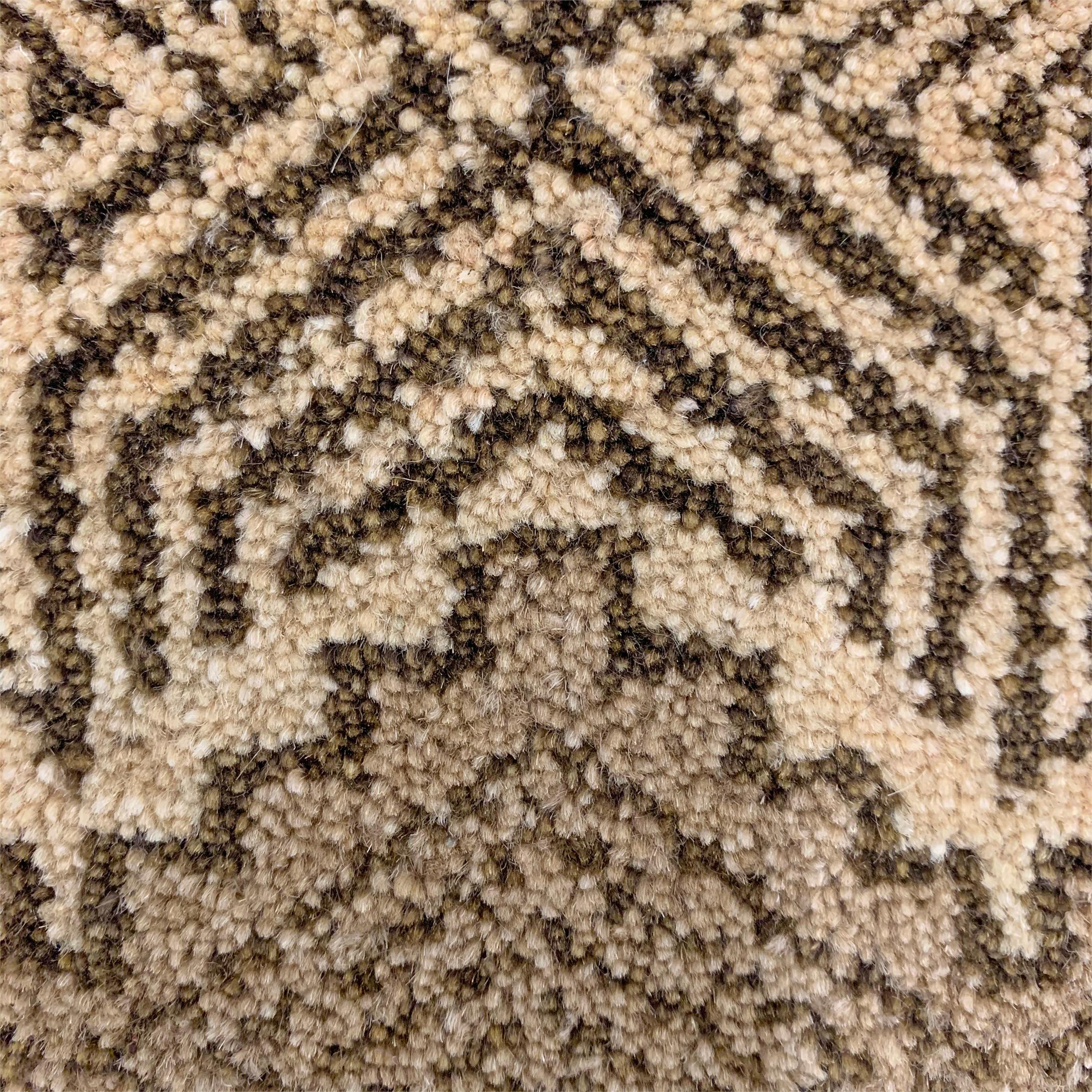 Wool Contemporary Rug with a Tribal Pattern
