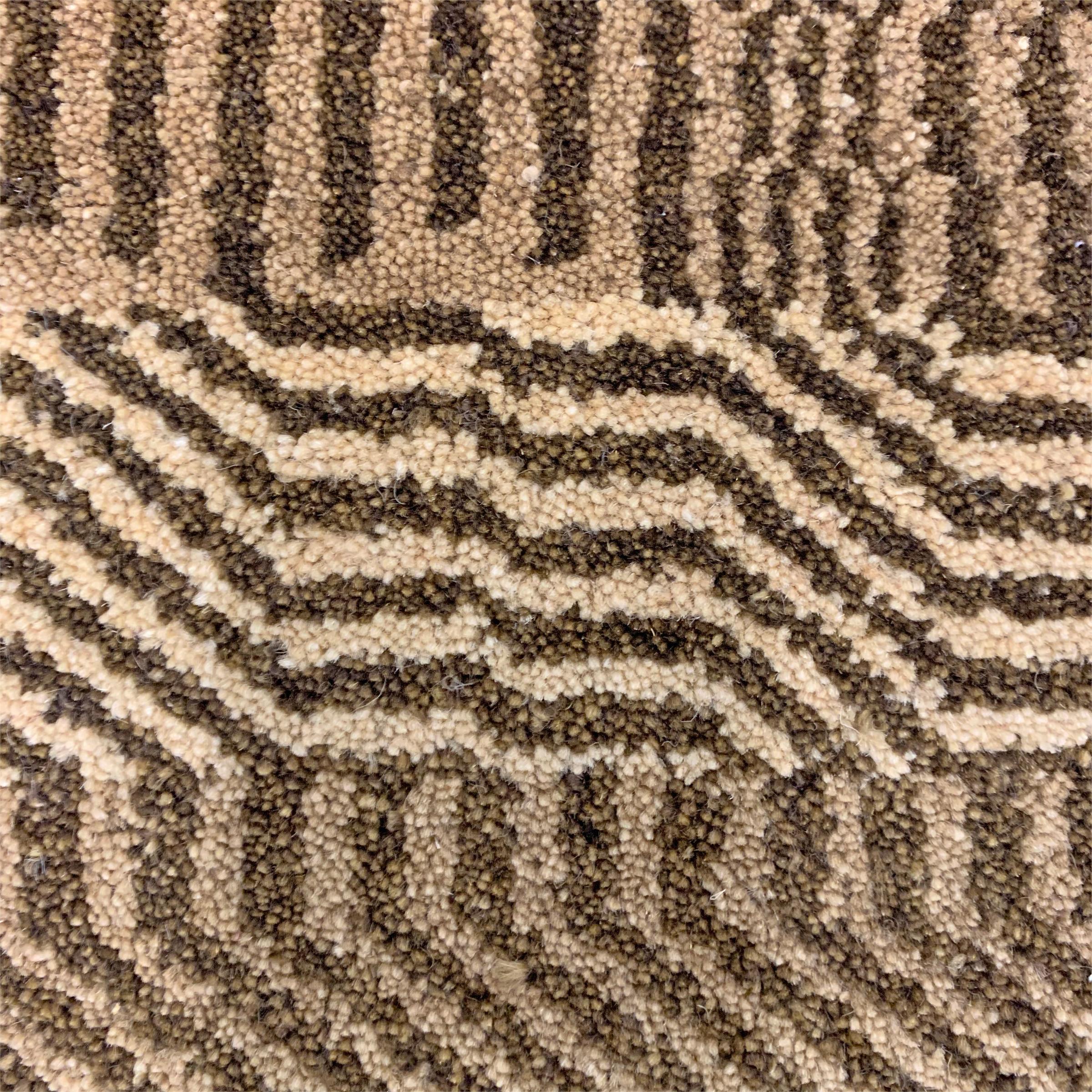 Contemporary Rug with a Tribal Pattern 1