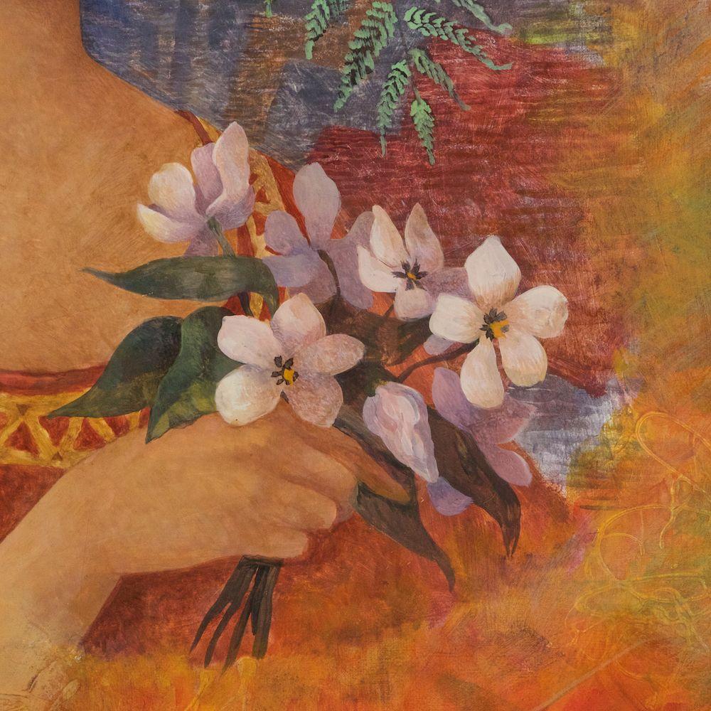 20th Century Contemporary Russian Oil on Canvas Painting by Olga Oreshnikova