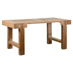 Used Contemporary Rustic Console Table from Mexico with Natural Patina