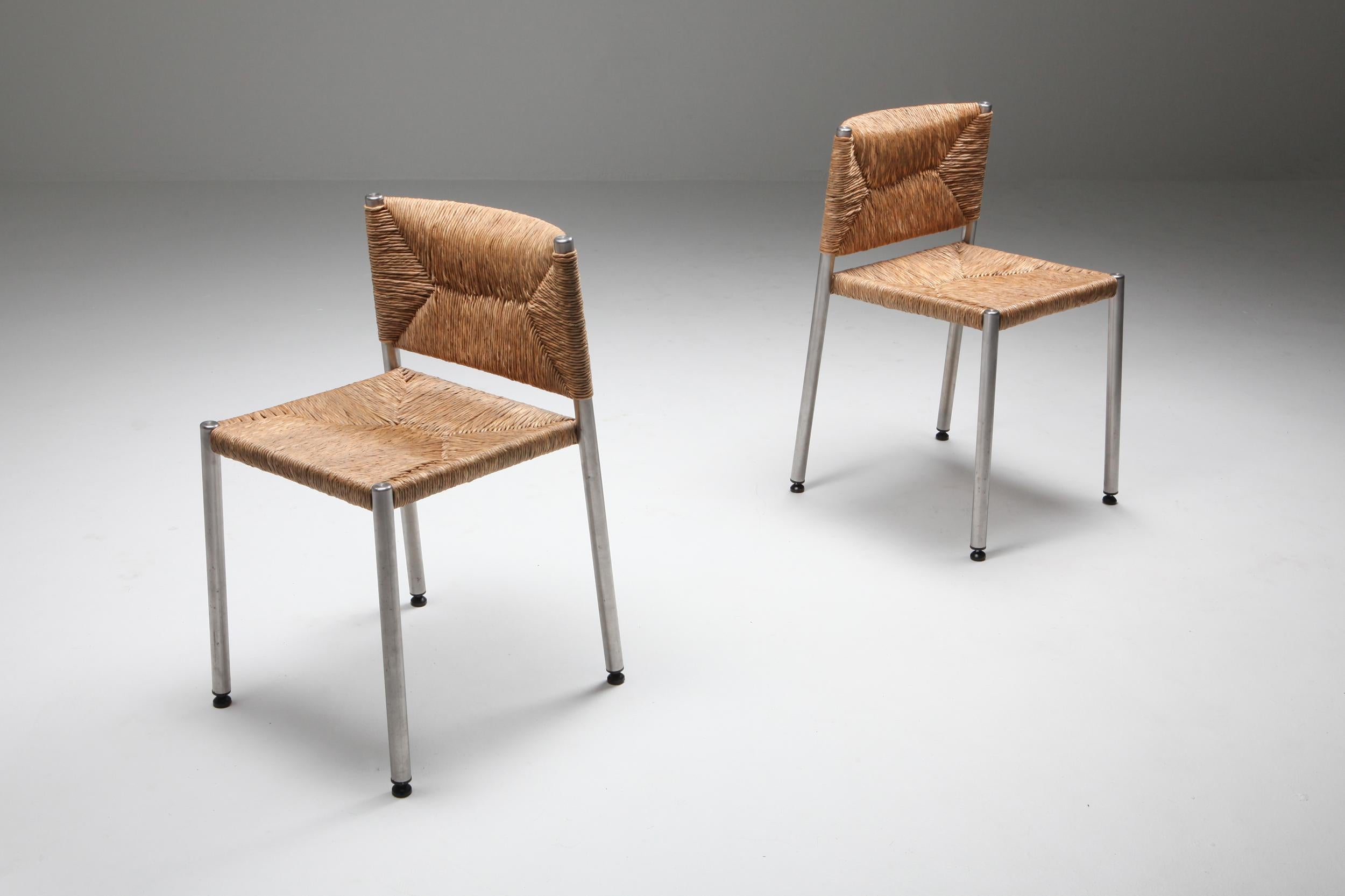 dining chairs rustic modern