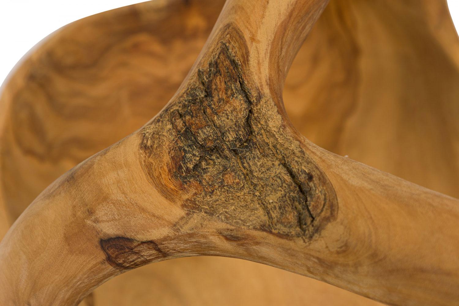 Zeitgenössisch Rustikal Modern Organische Form Holzkorb (20. Jahrhundert) im Angebot