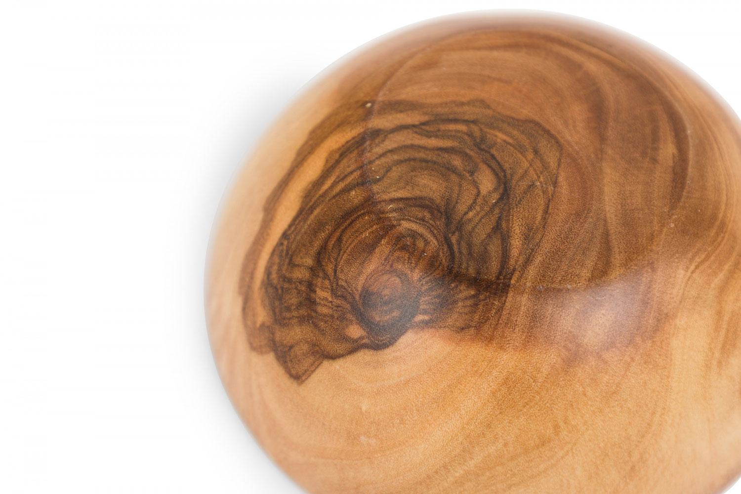 Zeitgenössisches rustikales Olivenholz-Schalen-Set im Zustand „Gut“ im Angebot in Queens, NY