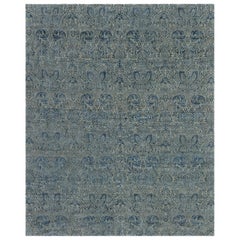Contemporary S10 Tibetan Floral Design Rug by Doris Leslie Blau