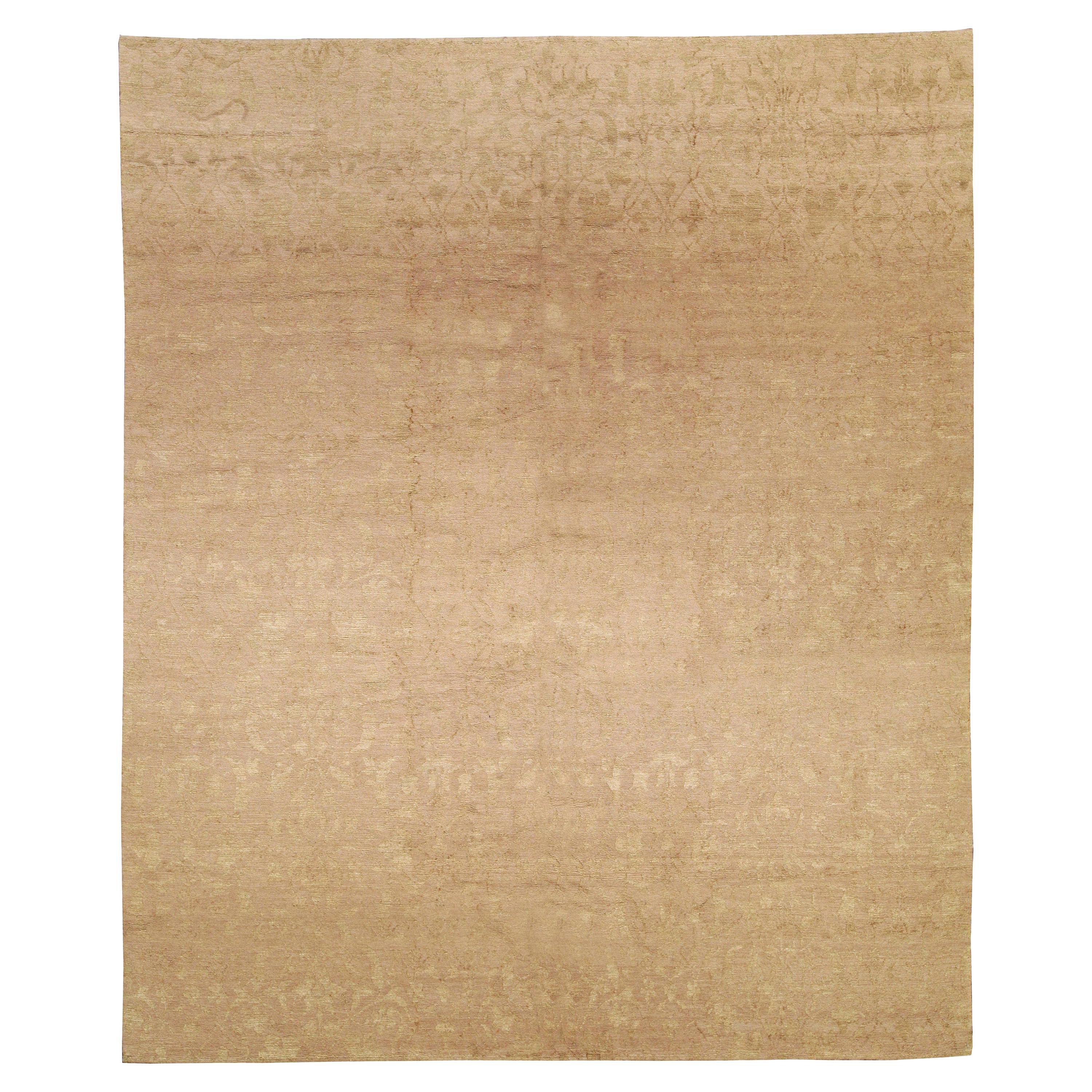 Tapis tibétain contemporain S7 fait main par Doris Leslie Blau