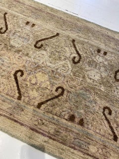 Modern Samarkand Abstract Wool Runner by Doris Leslie Blau