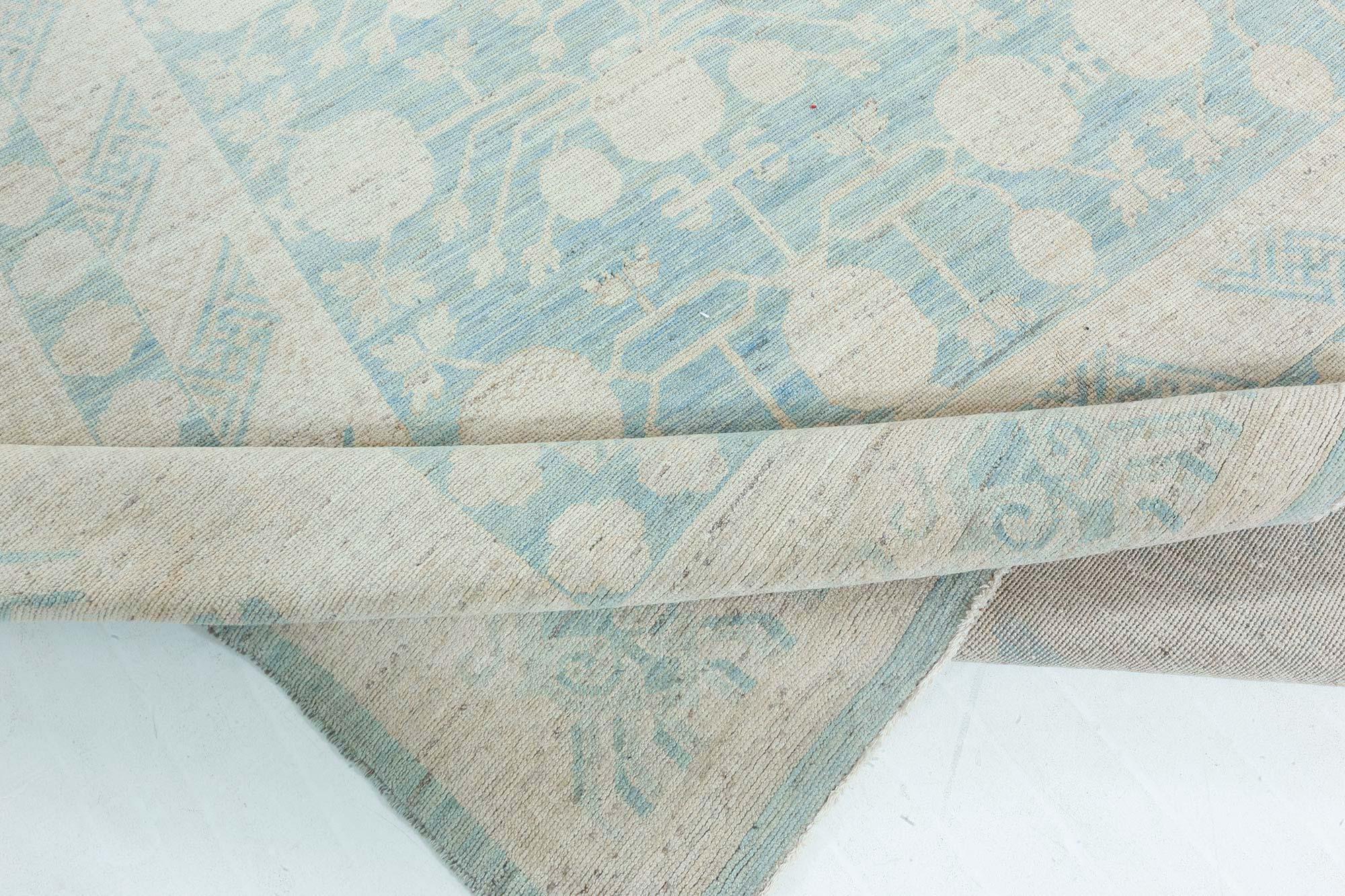 XXIe siècle et contemporain Tapis contemporain Samarkand en laine fait à la main par Doris Leslie Blau en vente