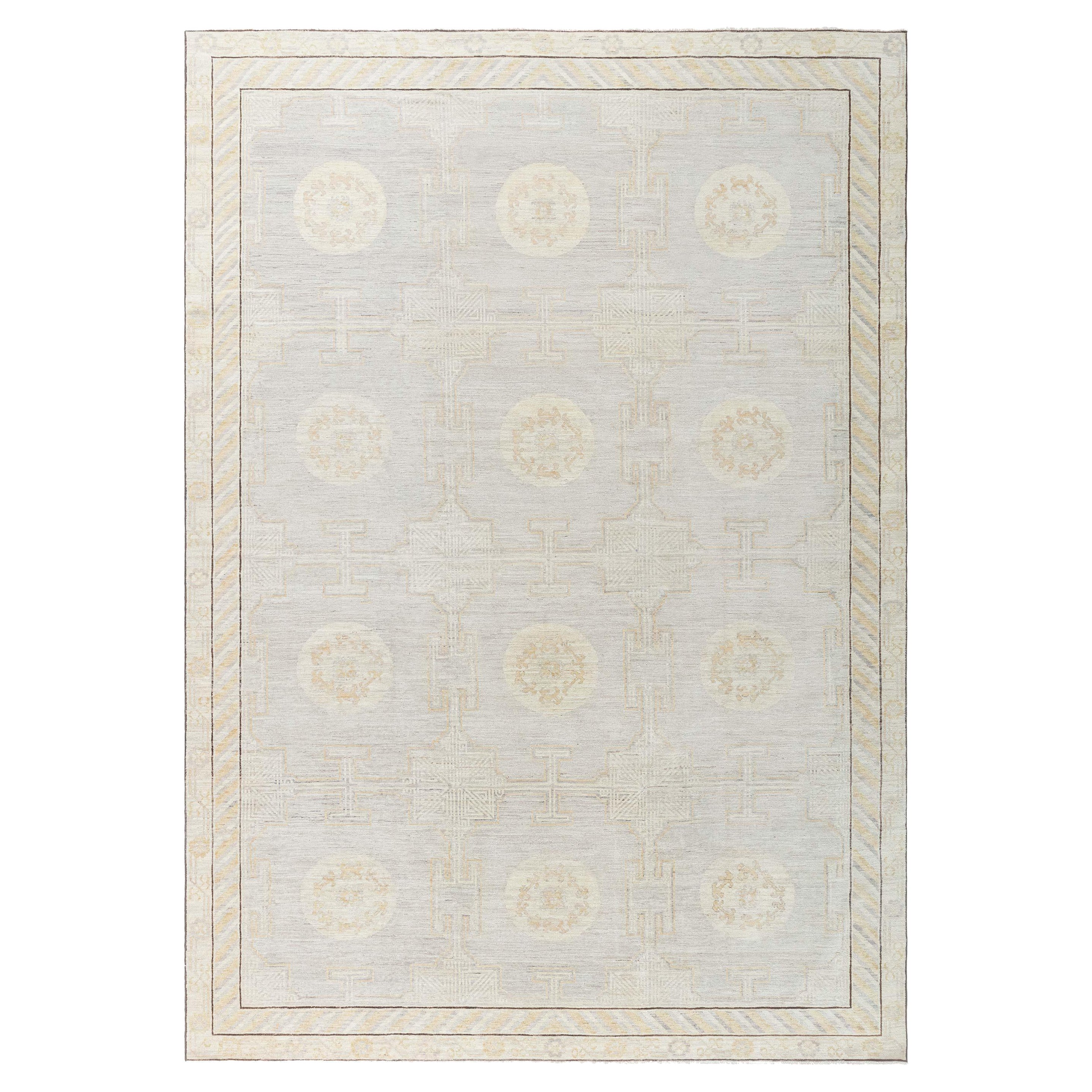 Contemporary Samarkand Inspired Rug by Doris Leslie Blau For Sale
