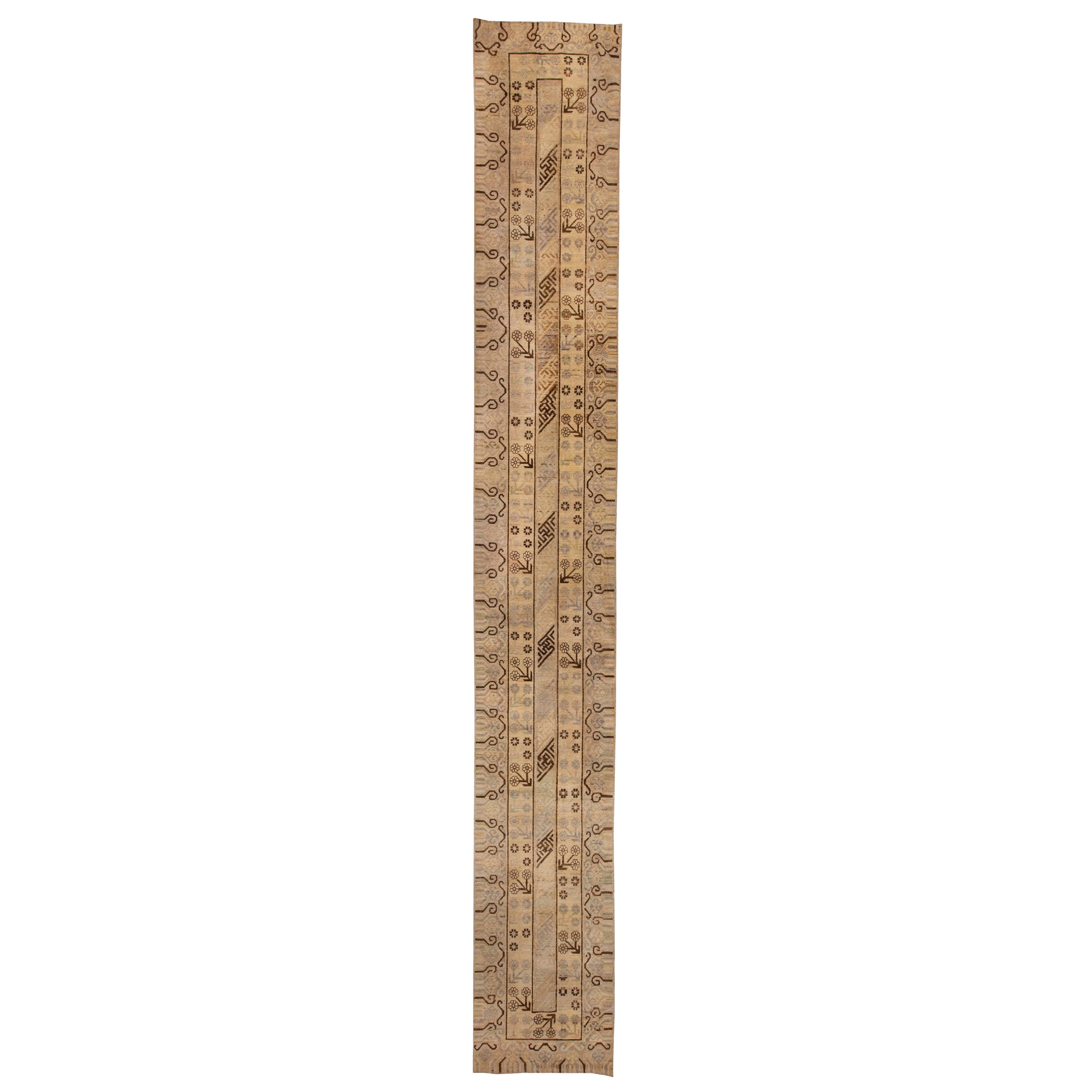Contemporary Samarkand 'Fragment' Runner by Doris Leslie Blau For Sale ...
