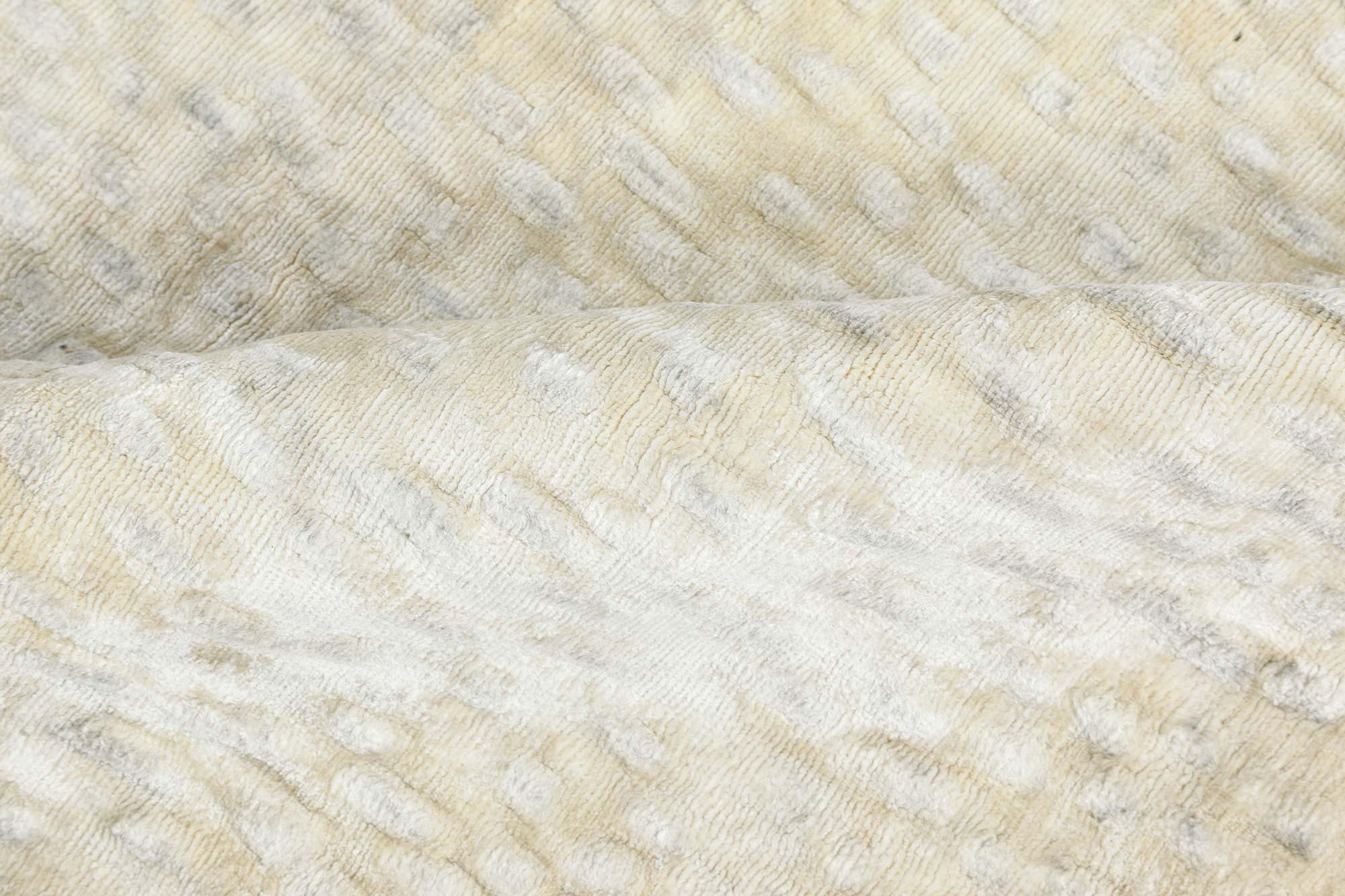 Contemporary sand Dunes handmade silk rug by Doris Leslie Blau.
Size: 11.1