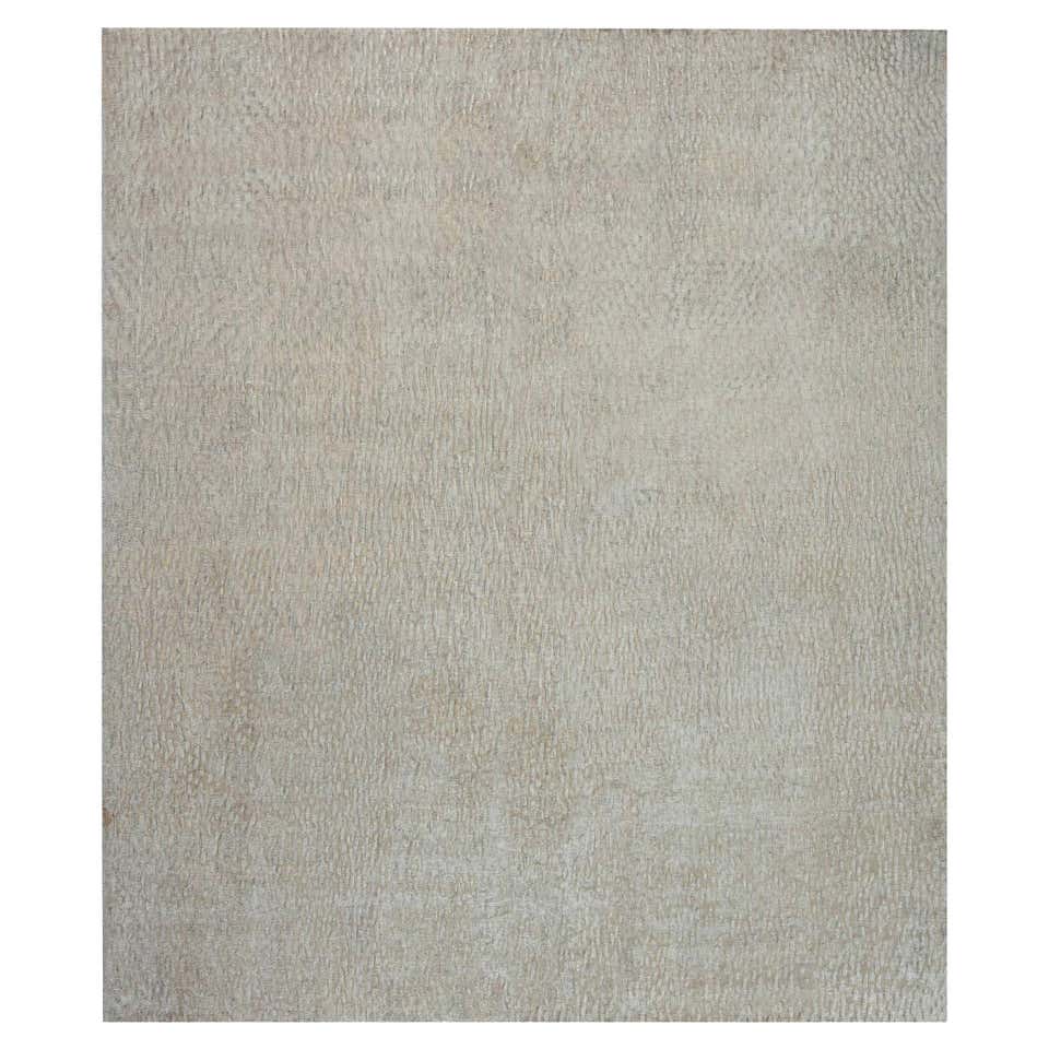 Contemporary Sand Dunes Handmade Silk Rug by Doris Leslie Blau For Sale ...