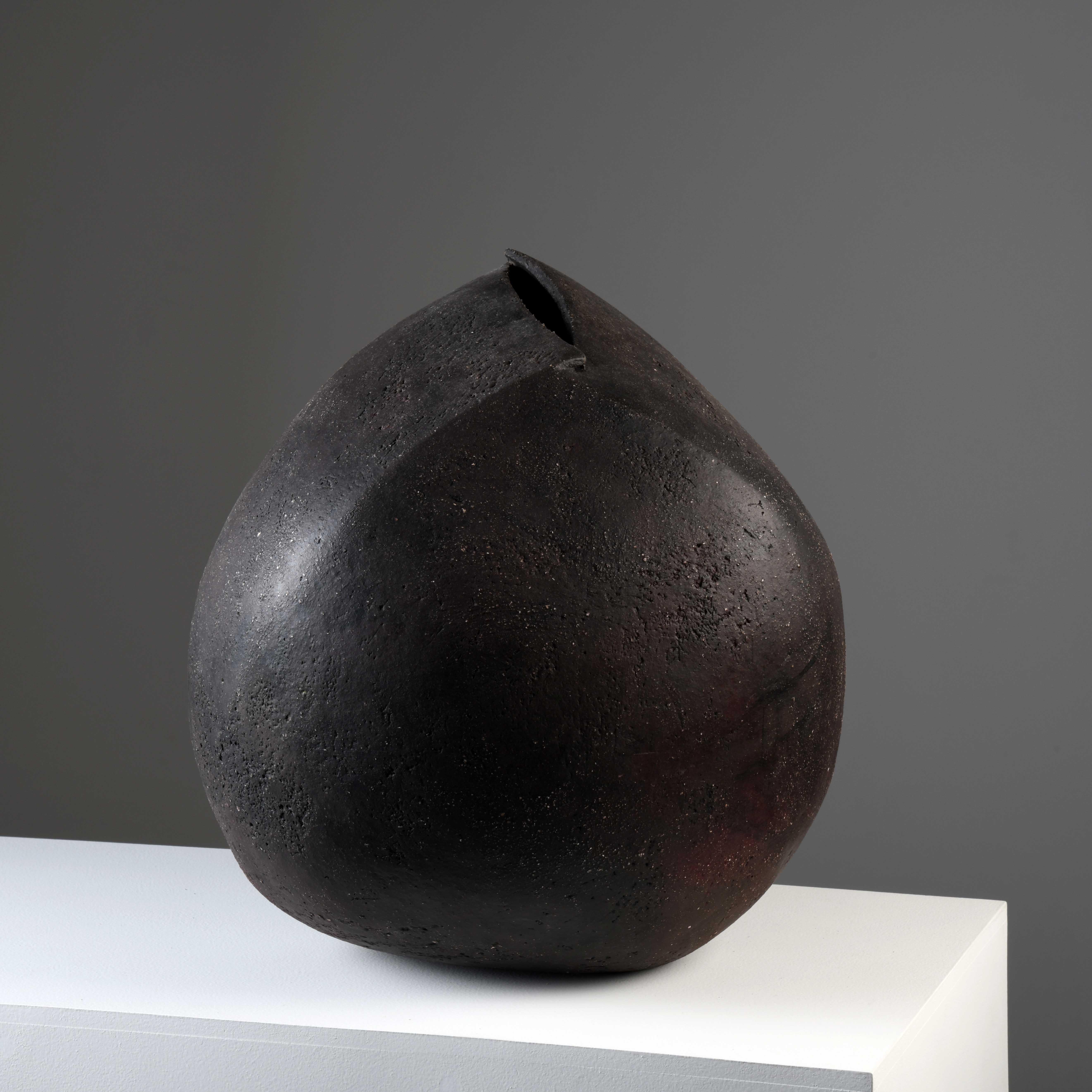 Modern Contemporary sandstone ceramics by a french artist For Sale