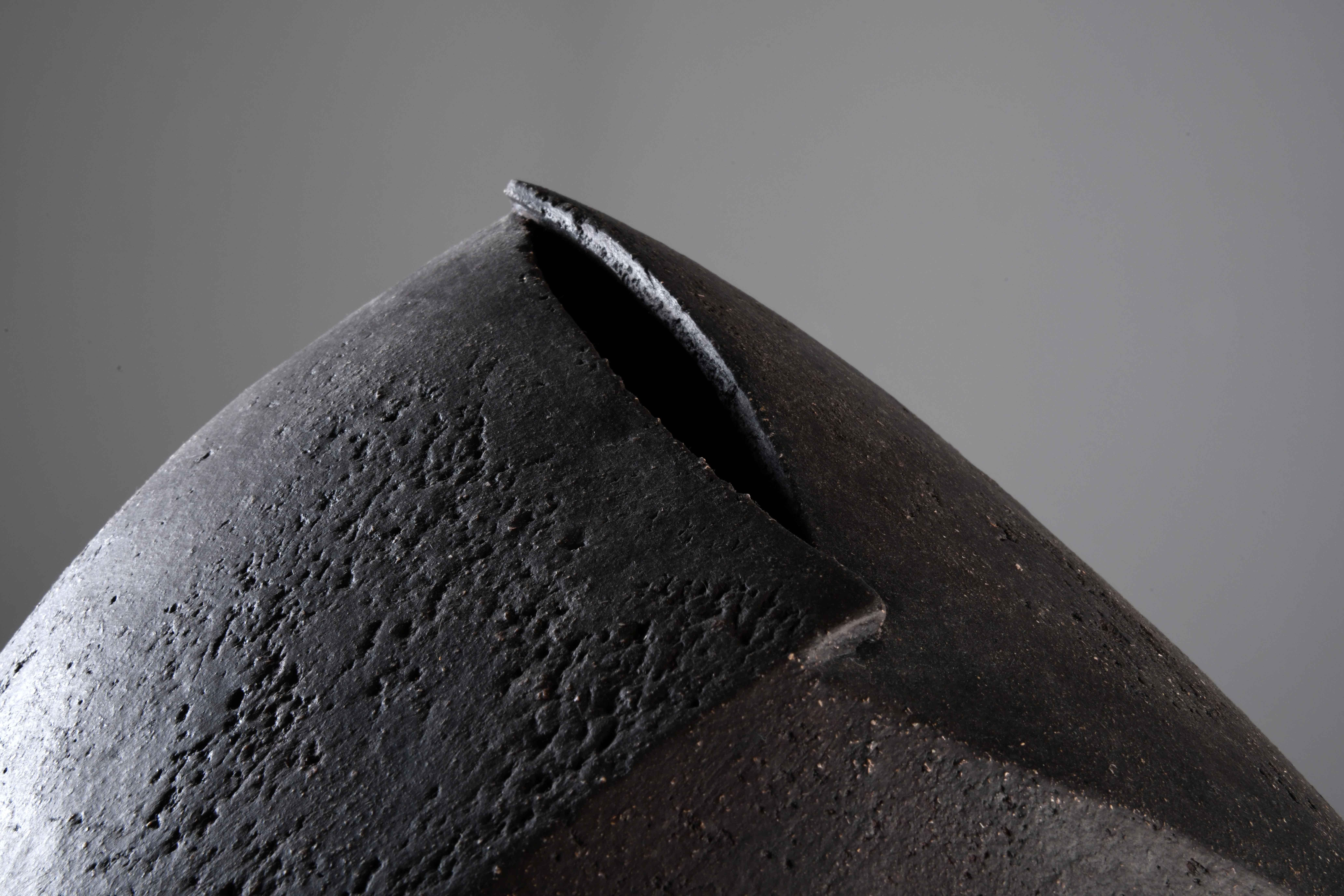 Ceramic Contemporary sandstone ceramics by a french artist For Sale