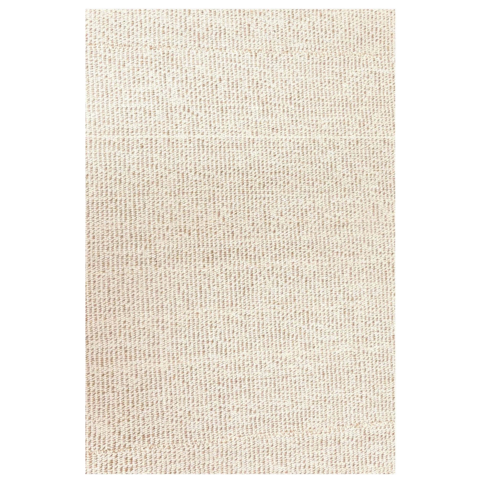 Zeitgenössischer flacher, beigefarbener Sandy-Kelim-Teppich aus Wolle von Doris Leslie Blau