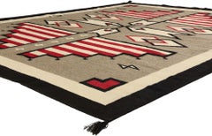 Contemporary Santa Fe Southwest Modern Southwestern style Flatweave Carpet