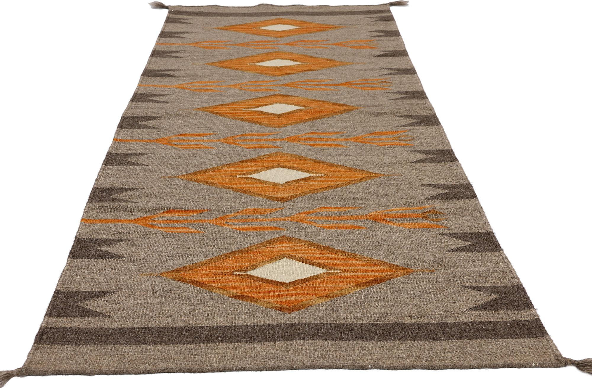 South Asian Contemporary Santa Fe Southwest Modern Navajo-Style Rug For Sale