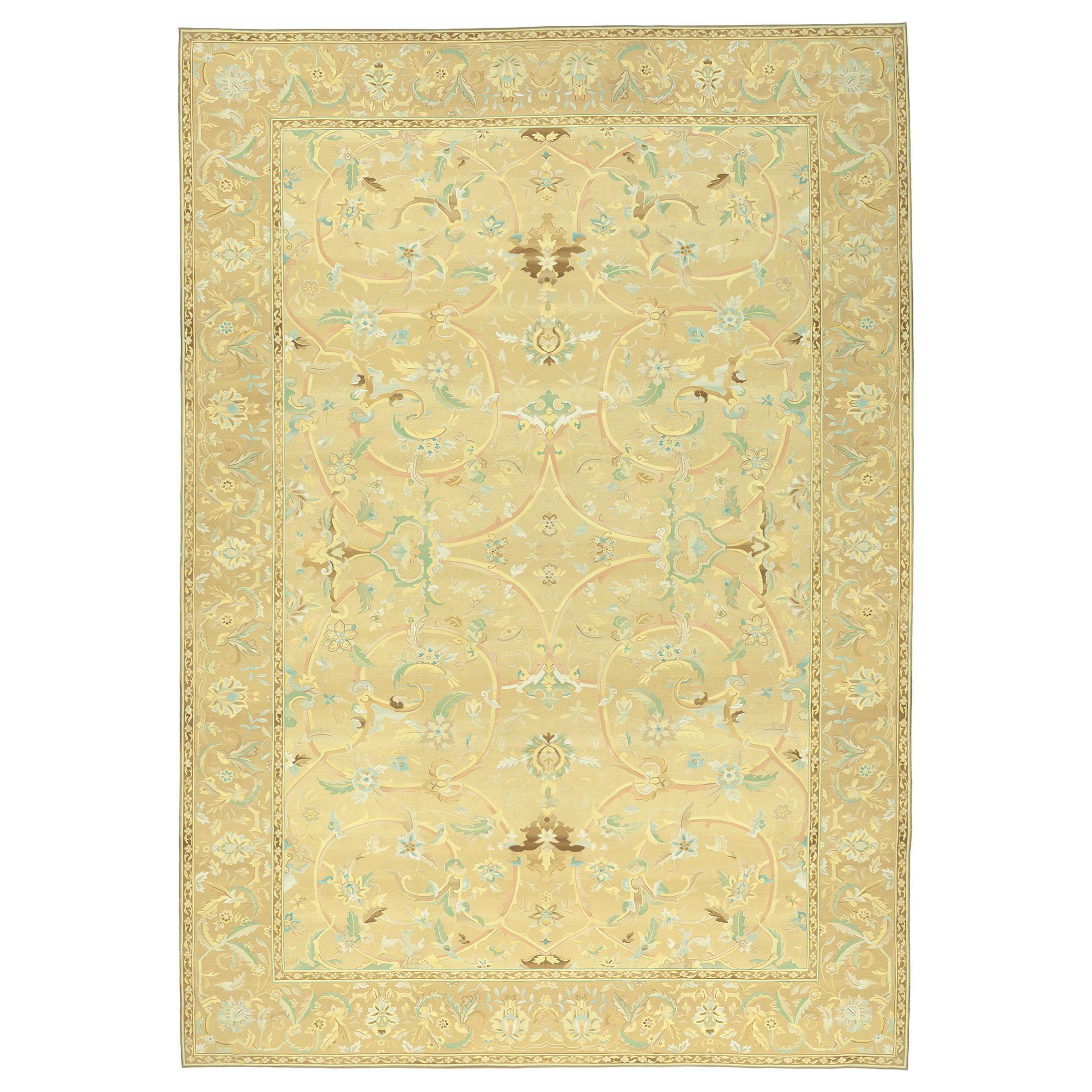 Tapis contemporain "Sassoon" tissé à la main