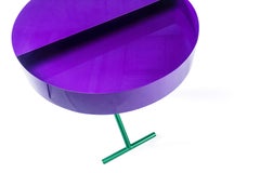 Table d'appoint satellite contemporaine en aluminium par Altreforme