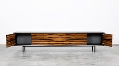 Contemporary Satin Nut Sideboard by Johannes Hock