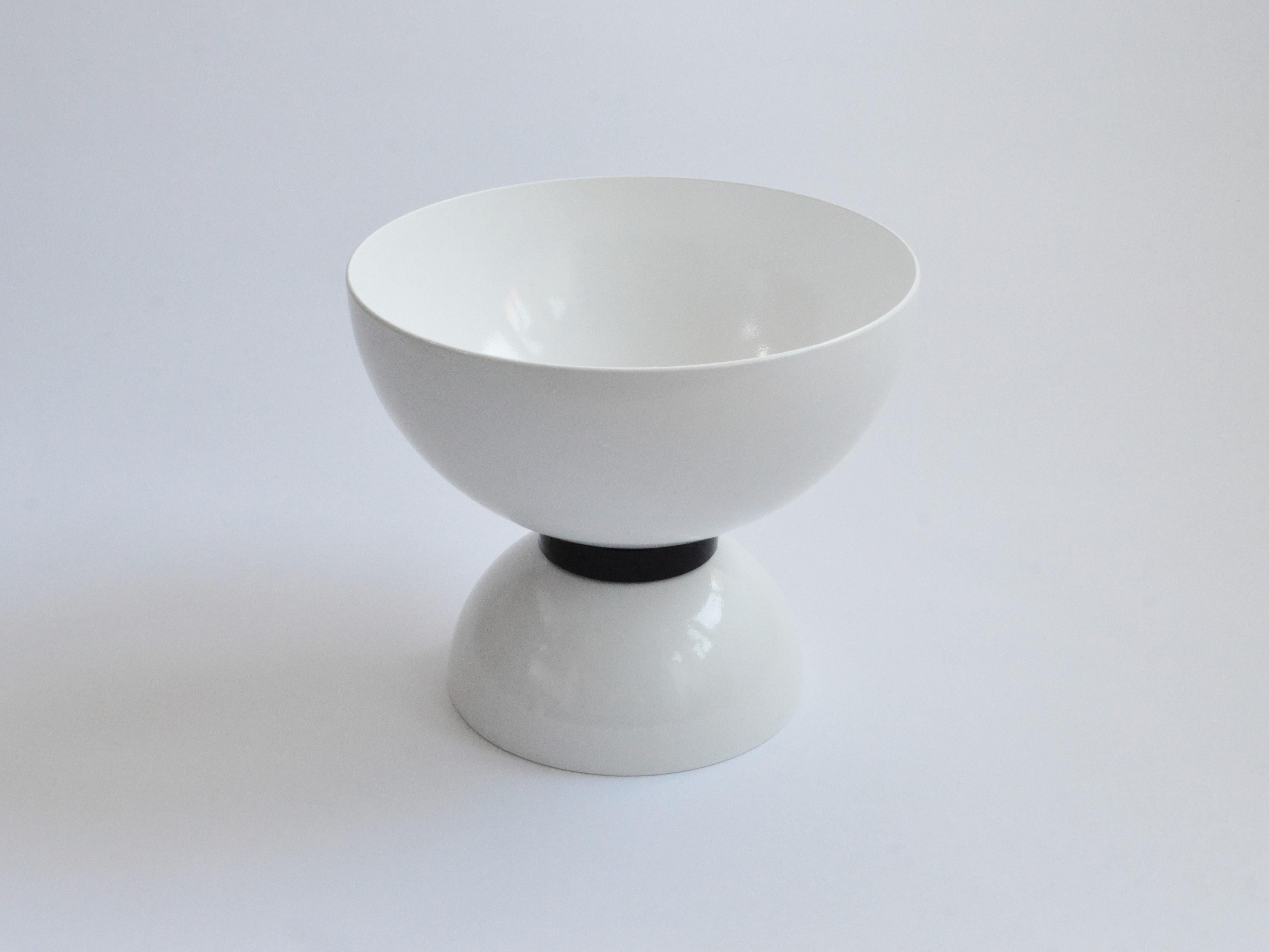Powder-Coated Contemporary Saturn Bowl by Connor Holland For Sale
