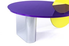 Table basse contemporaine Saturn en aluminium par Altreforme