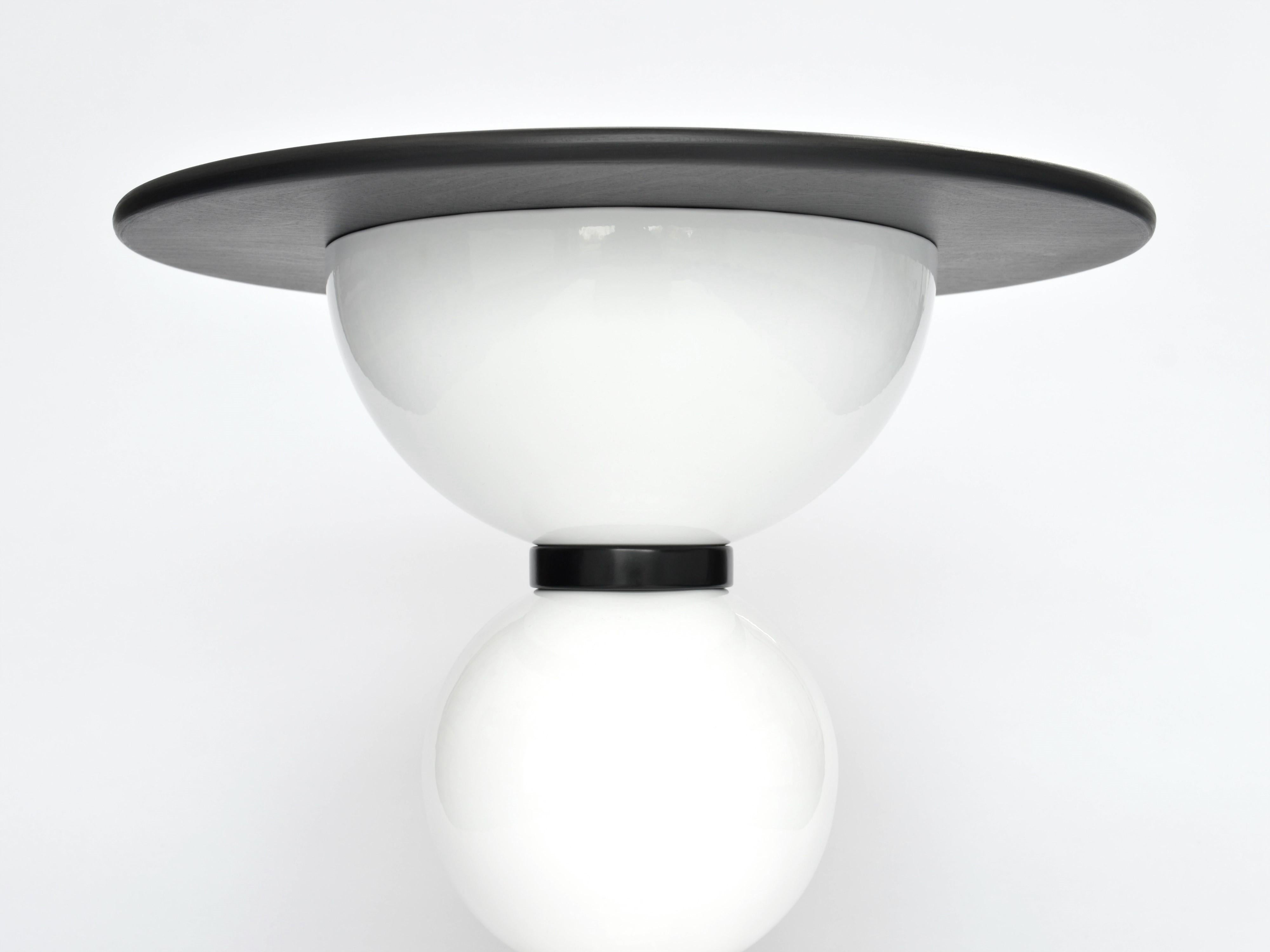 British Contemporary Saturn Table by Connor Holland in Powder-Coated Steel For Sale