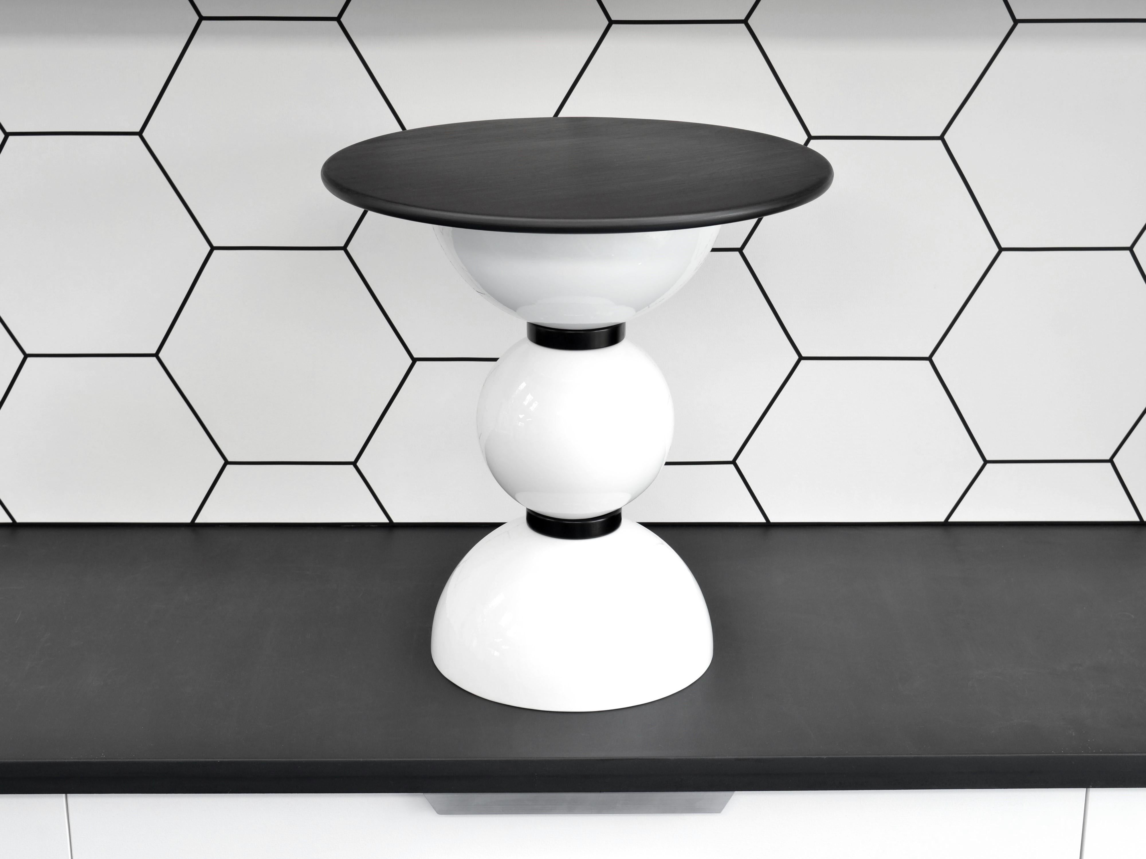 Contemporary Saturn Table by Connor Holland in Powder-Coated Steel For Sale 1