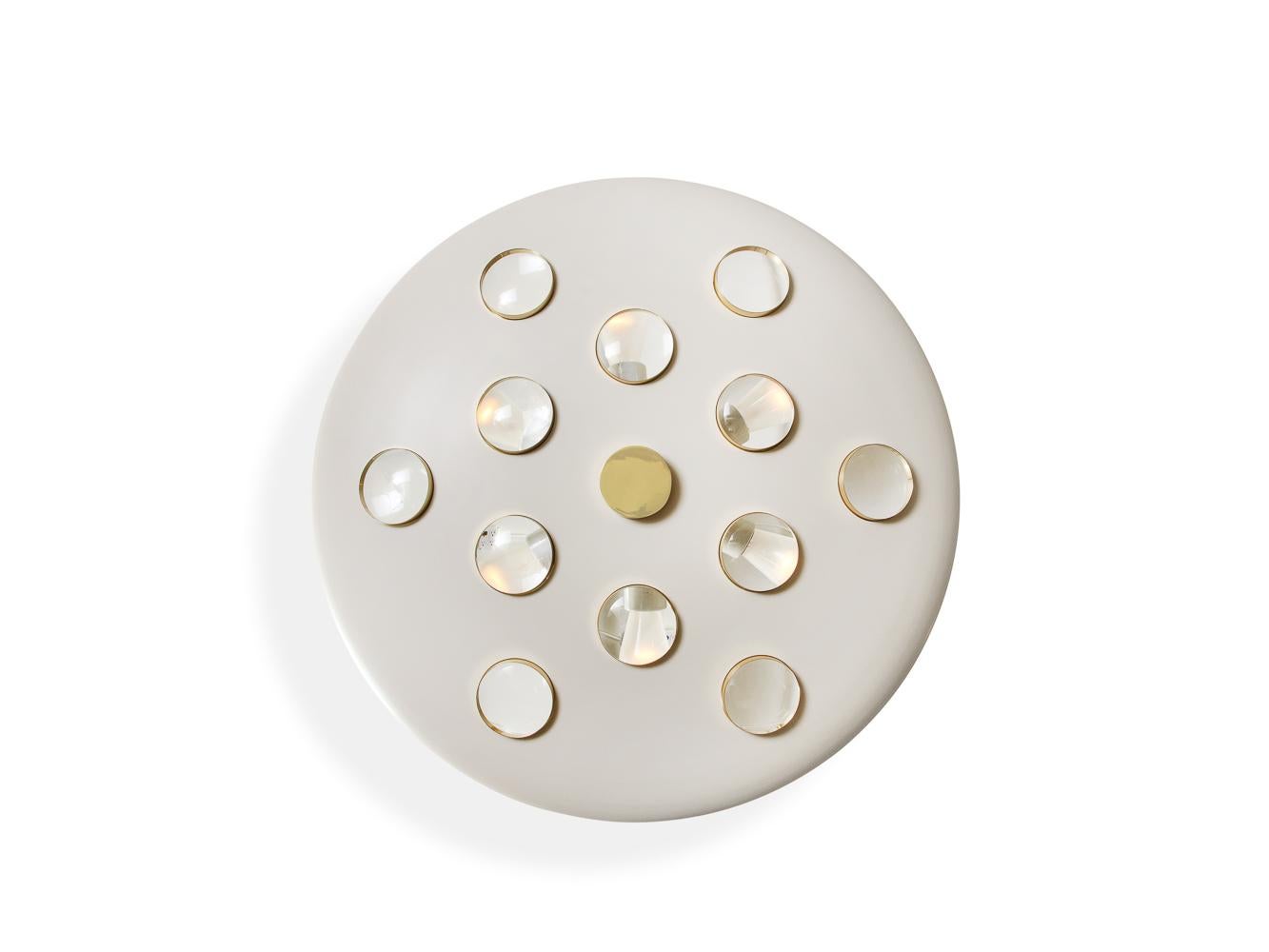Italian Contemporary Saucer Pendant by Fedele Papagni For Sale