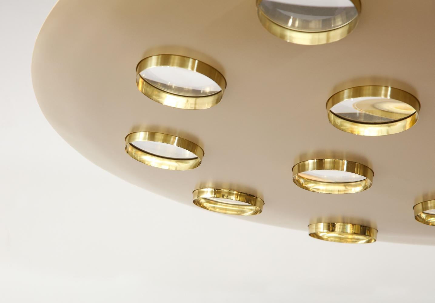 Modern Contemporary Saucer Pendant by Fedele Papagni Italy 2010
