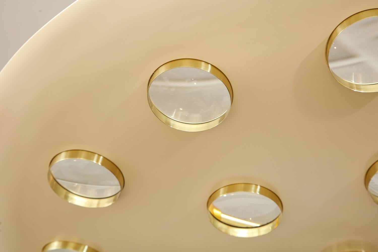 Italian Contemporary Saucer Pendant by Fedele Papagni Italy 2010