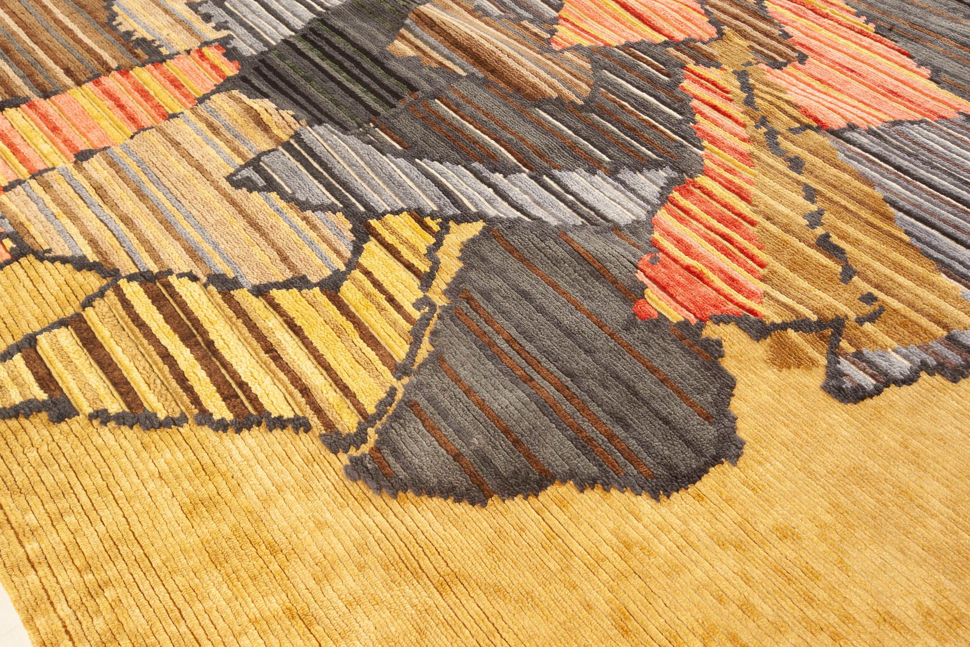 Moderno Tappeto contemporaneo Sauron Textural di Doris Leslie Blau in vendita